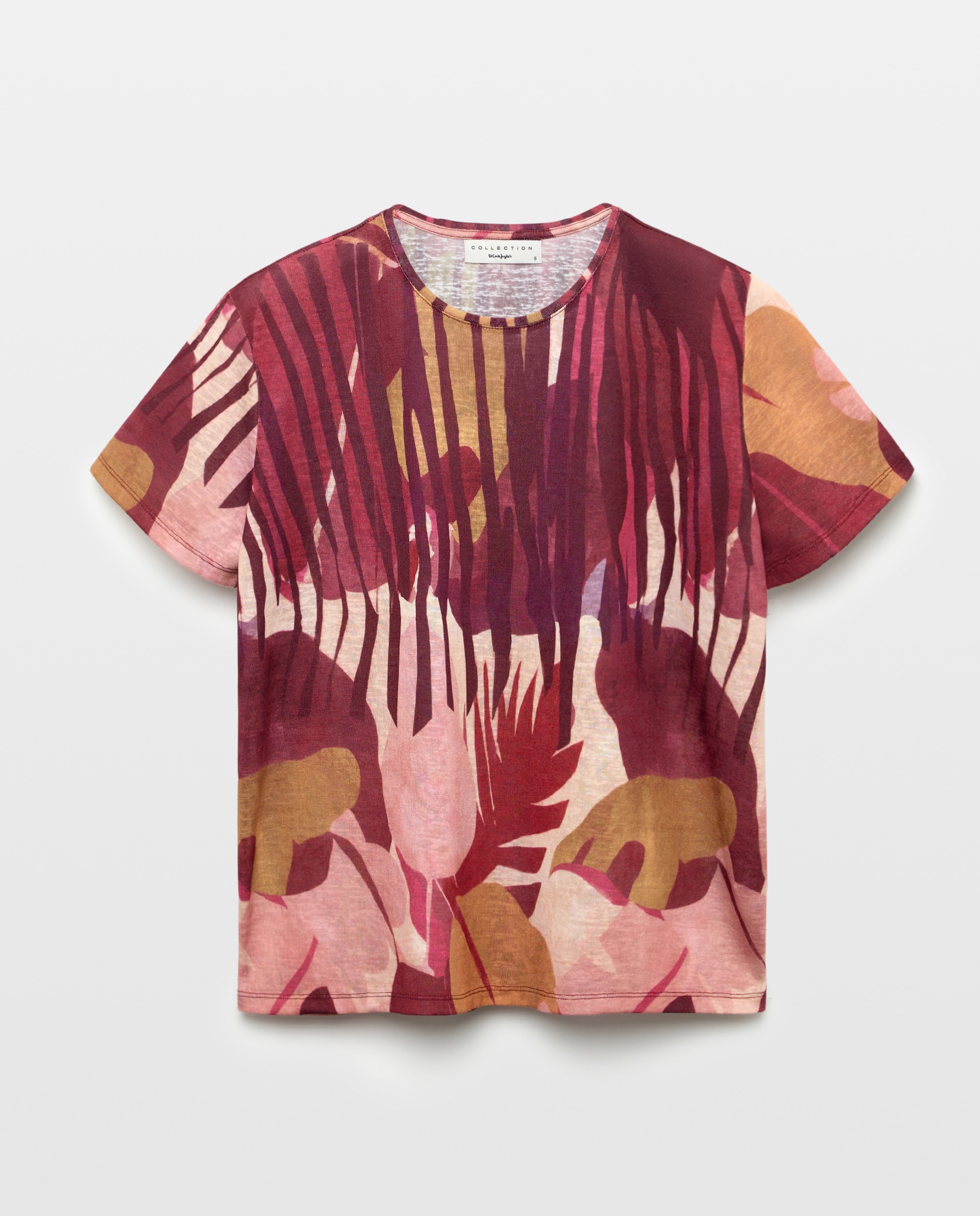 Imagem 0 de T-shirt de Manga Curta com Decote Redondo