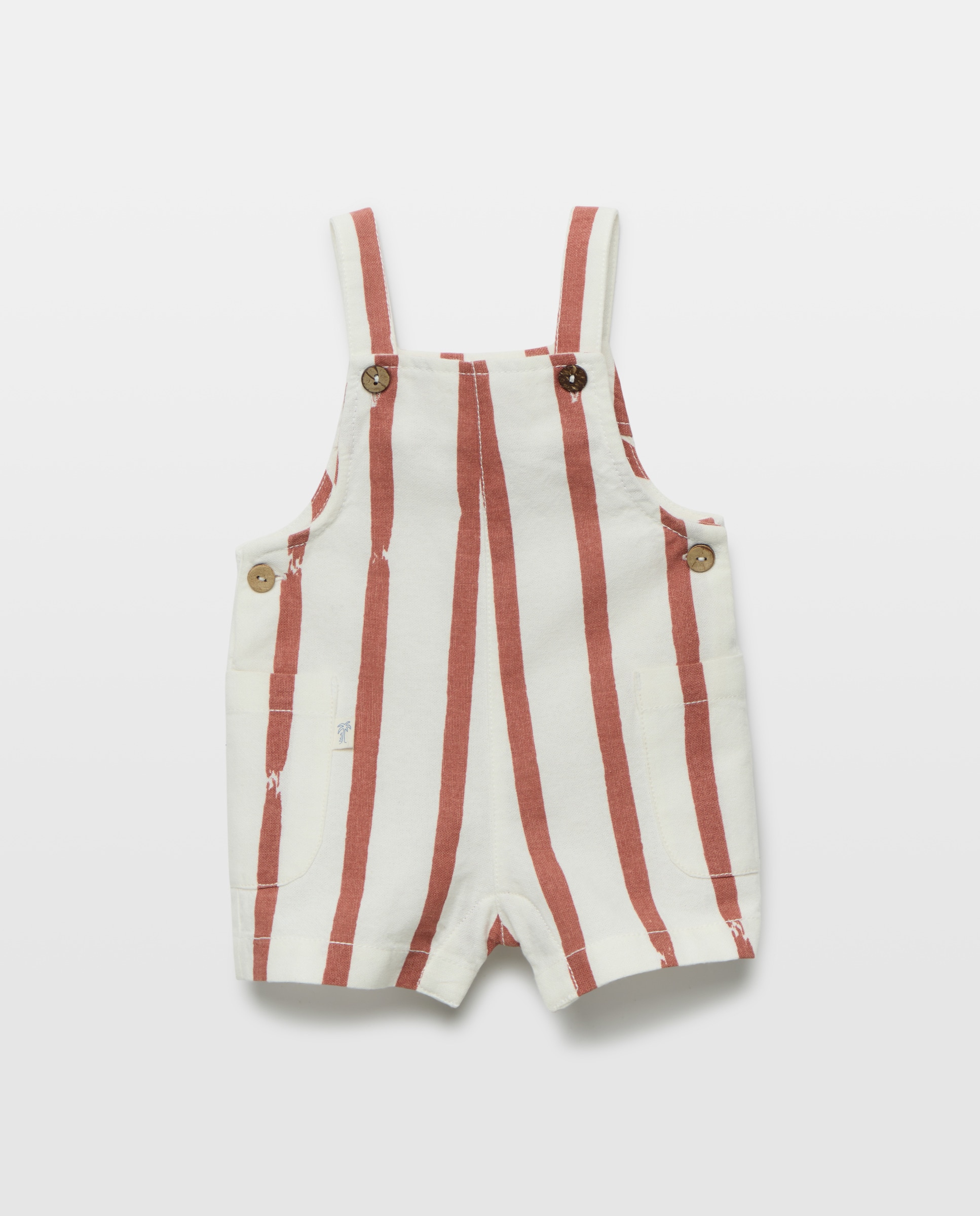 Imagem 0 de Jardineiras Tipo Calções de Bebé às Riscas