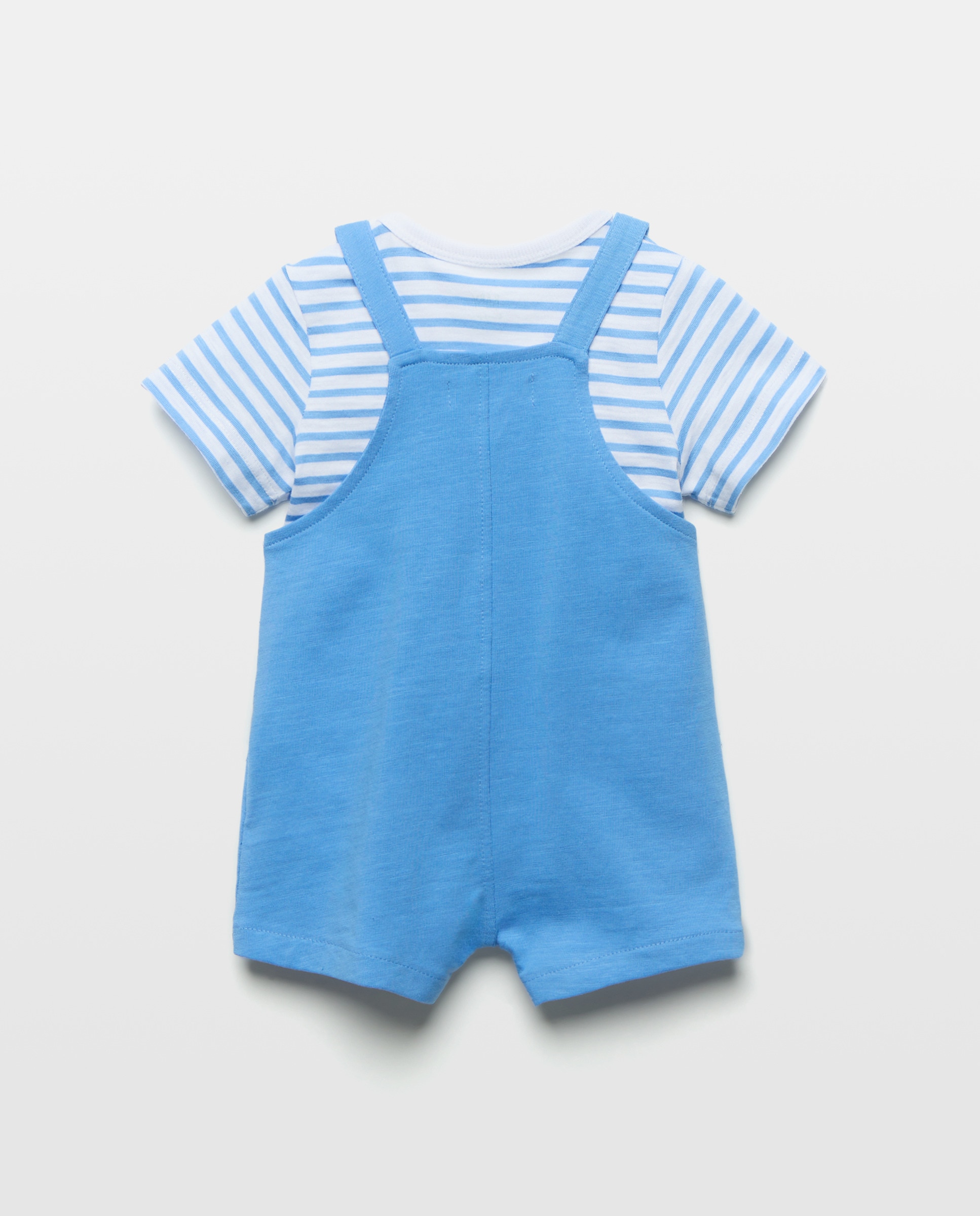 Conjunto de 2 Peças Curto de Bebé 400 Azul-2