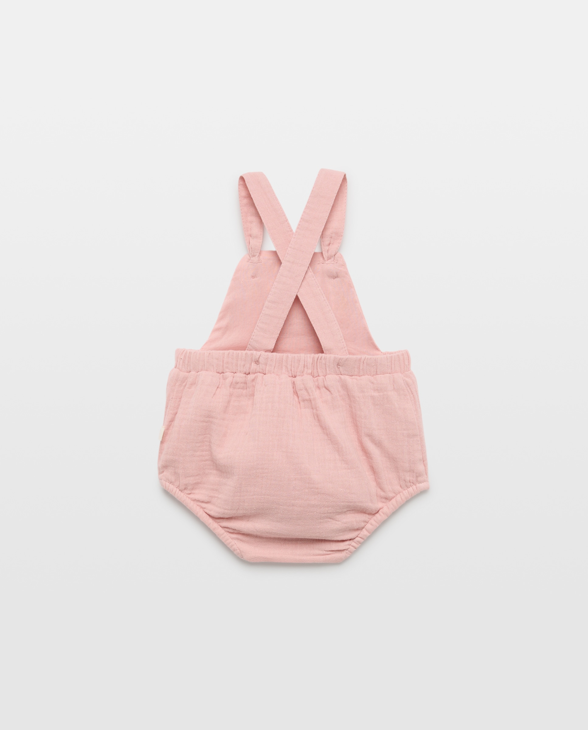 Jardineiras Lisas de Chiffon de Bebé Baby El Corte Inglés 200 Rosa-2