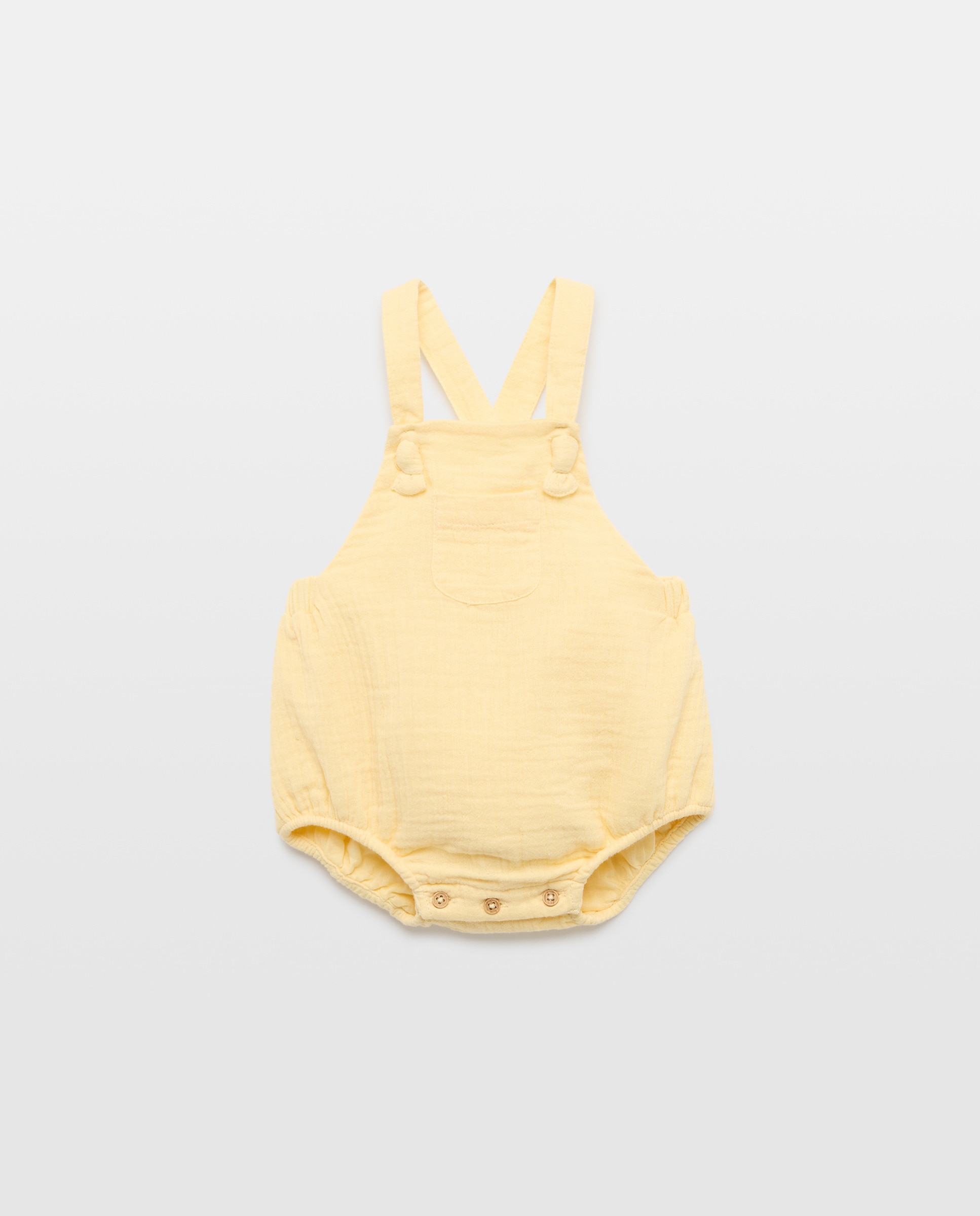 Imagem 0 de Jardineiras Lisas de Chiffon de Bebé