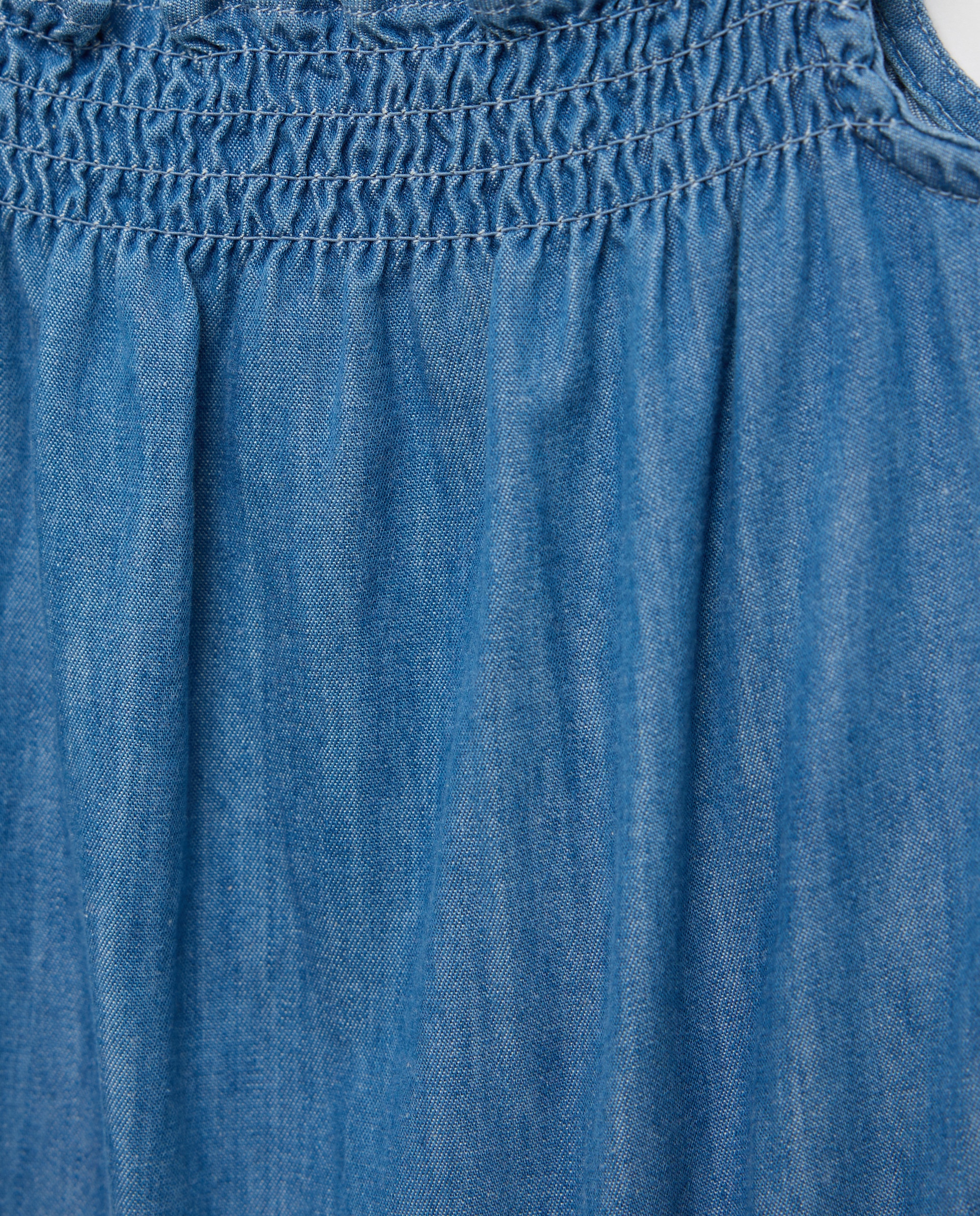 Babygrow de Chambray de Bebé com Alças Baby El Corte Inglés 400 Azul-3