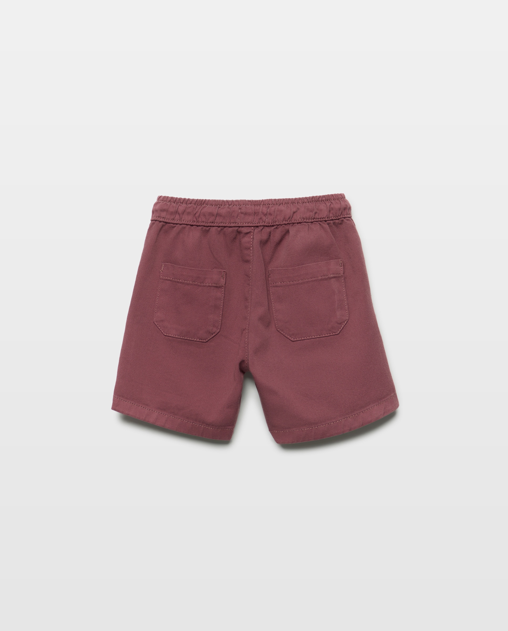 Bermuda de bebé twill 291 Berenjena-2