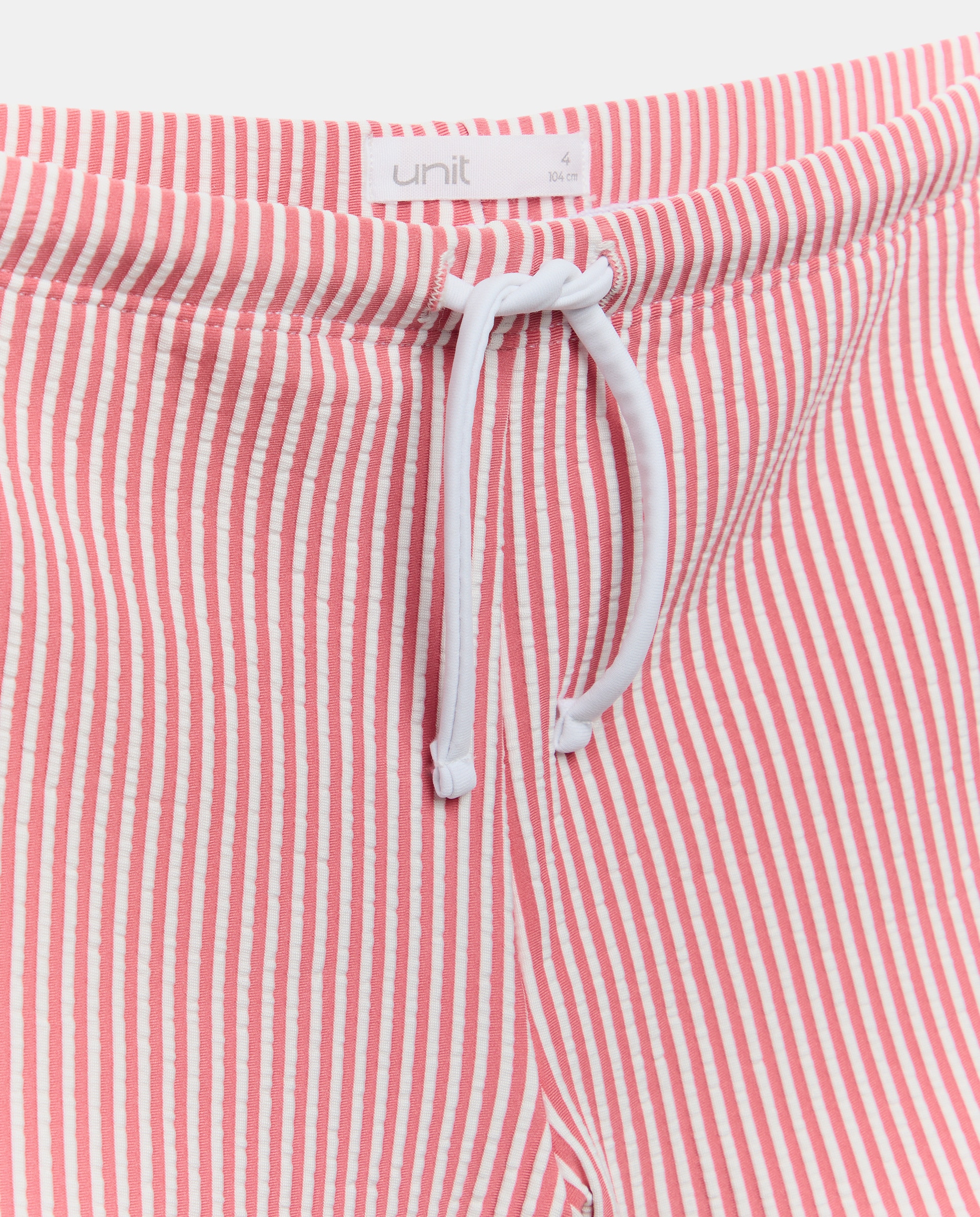 Bañador bóxer infantil rayas seersucker 630 Coral-3