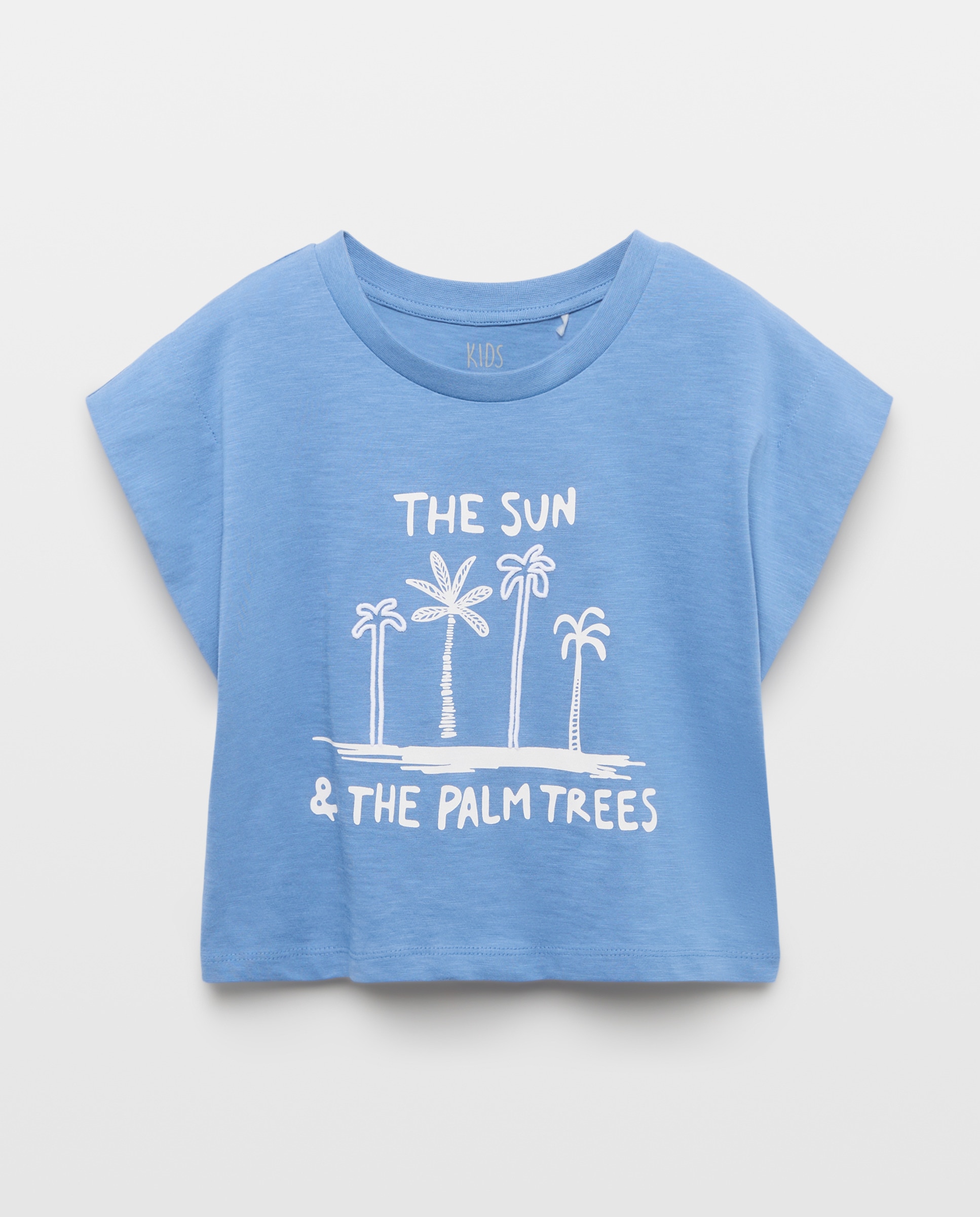 T-shirt sem Mangas e com Estampado Stitch Azul-marinho-4