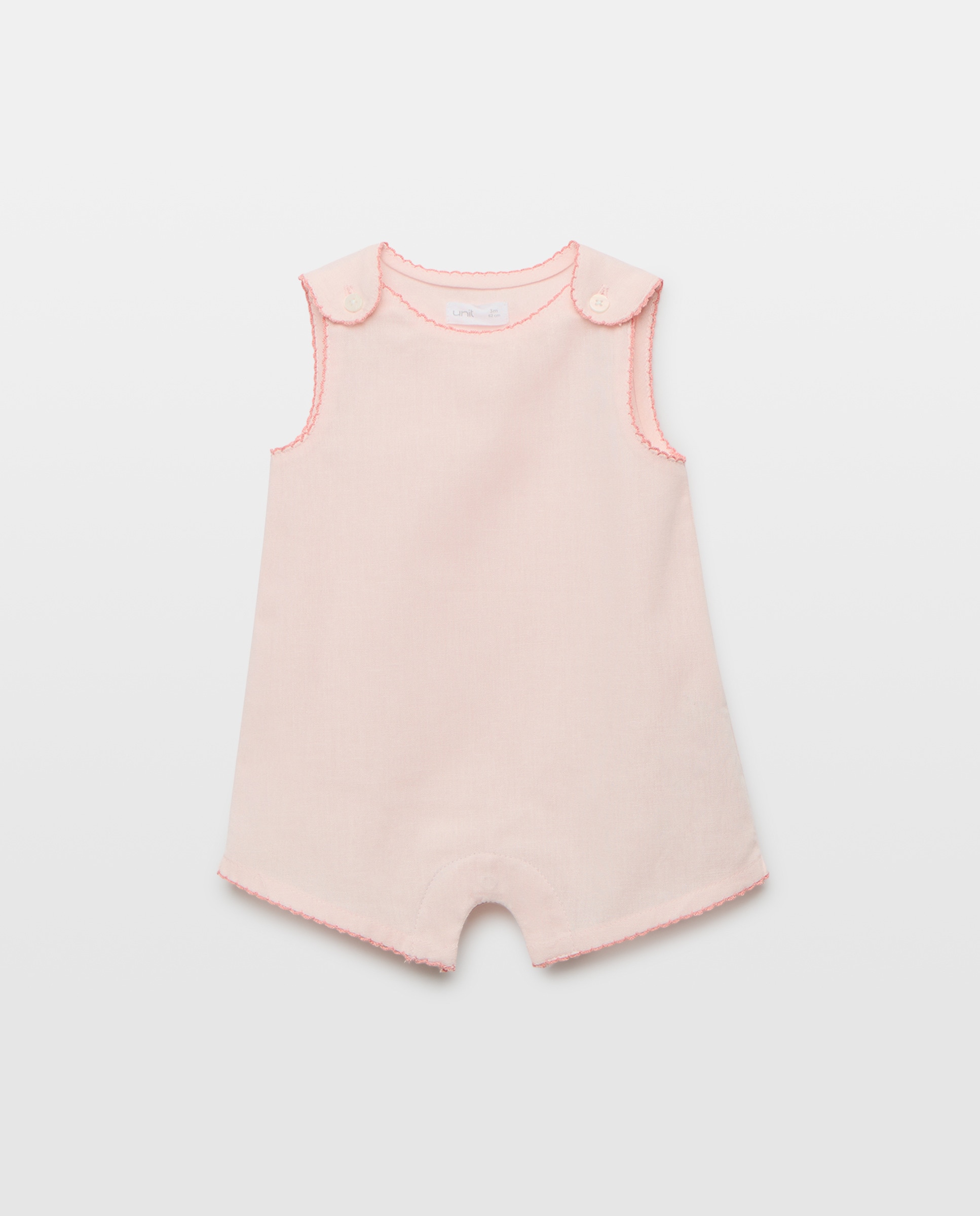 Imagen 0 de Pijama de bebé de lino sin mangas