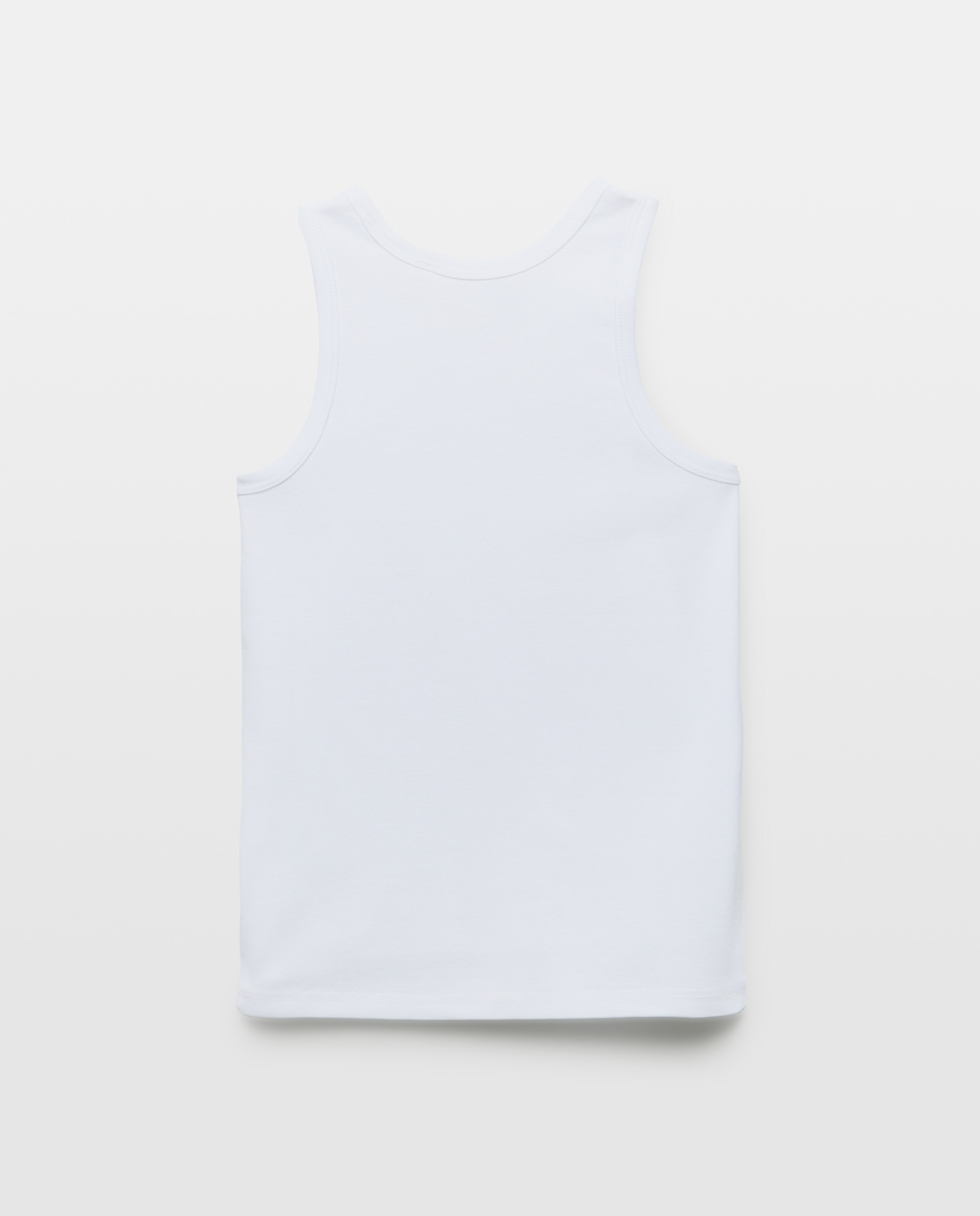 Pack de Duas T-shirts de Alças Básicas Cotton Juice Branco-2