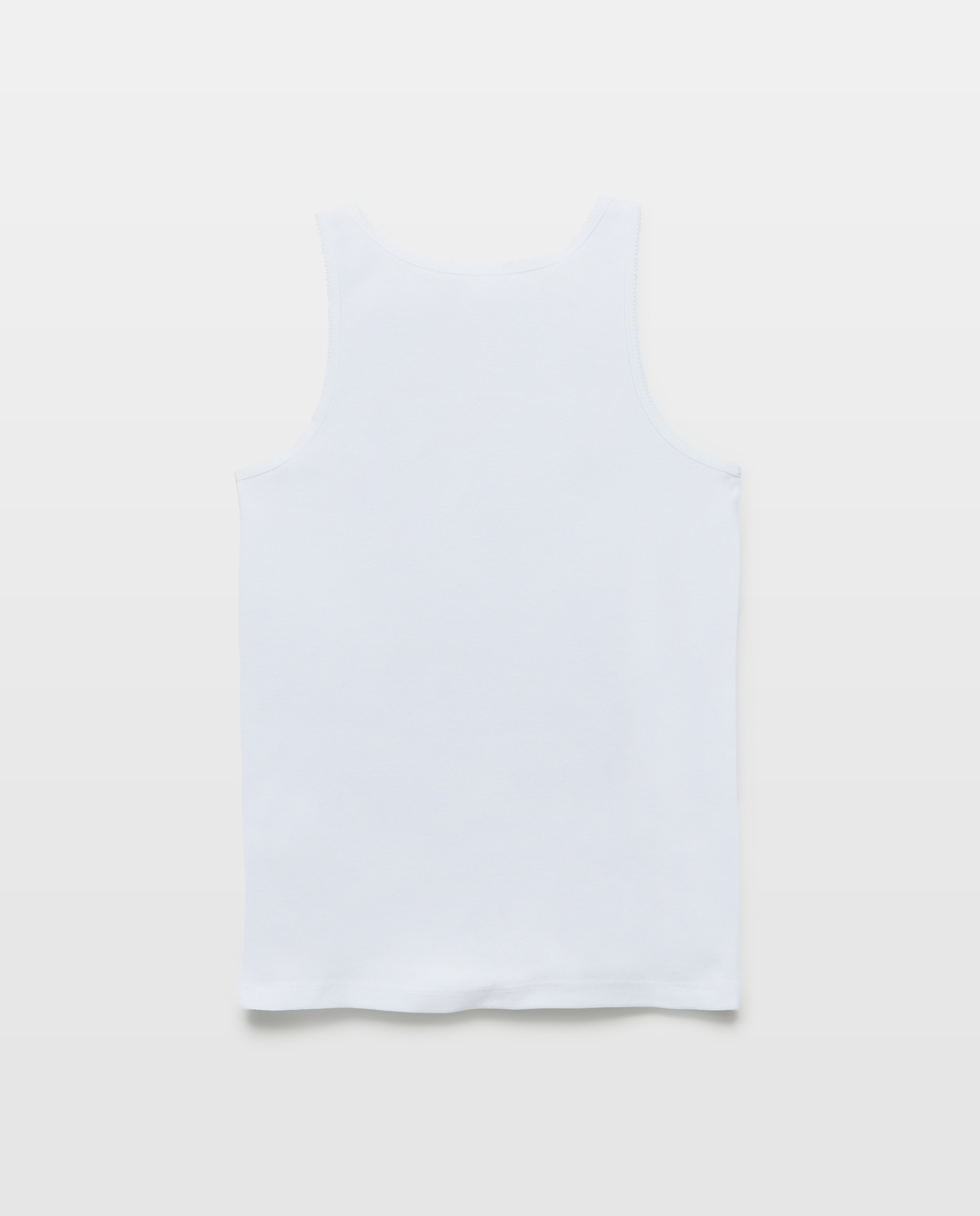 Pack de Duas T-shirts de Alças Básicas Branco-2