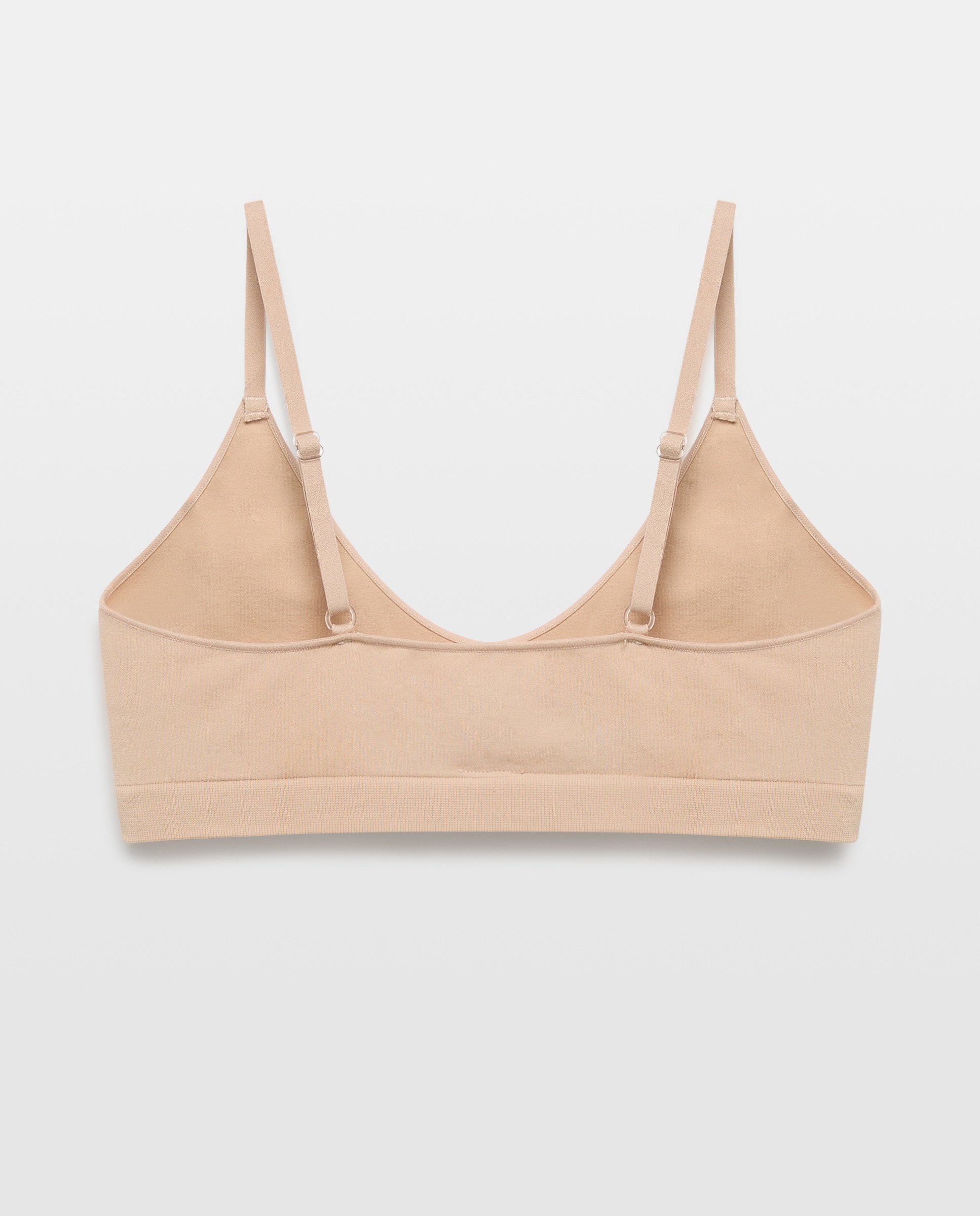 Top sem Costuras Bege-2