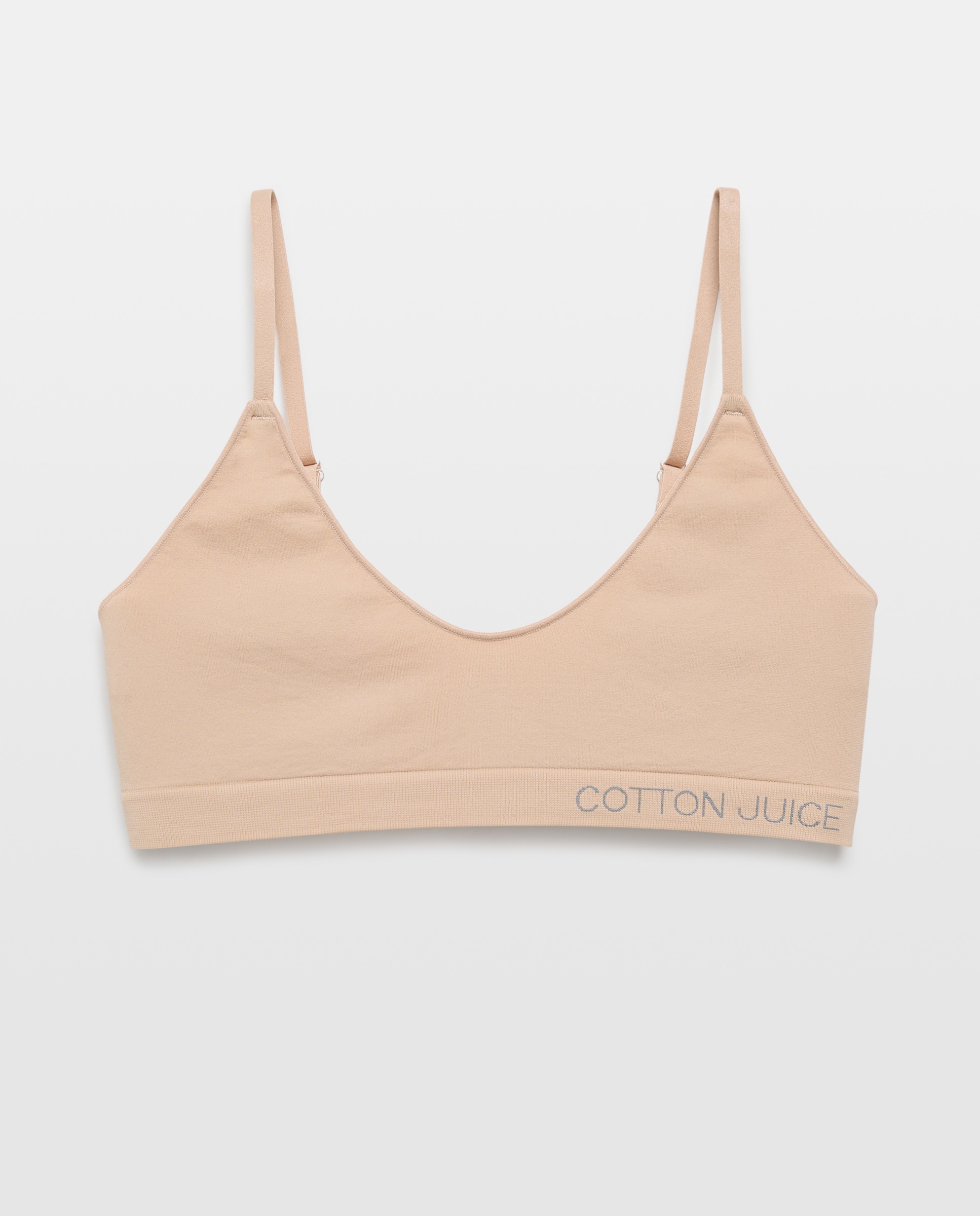 Top sem Costuras Bege-1