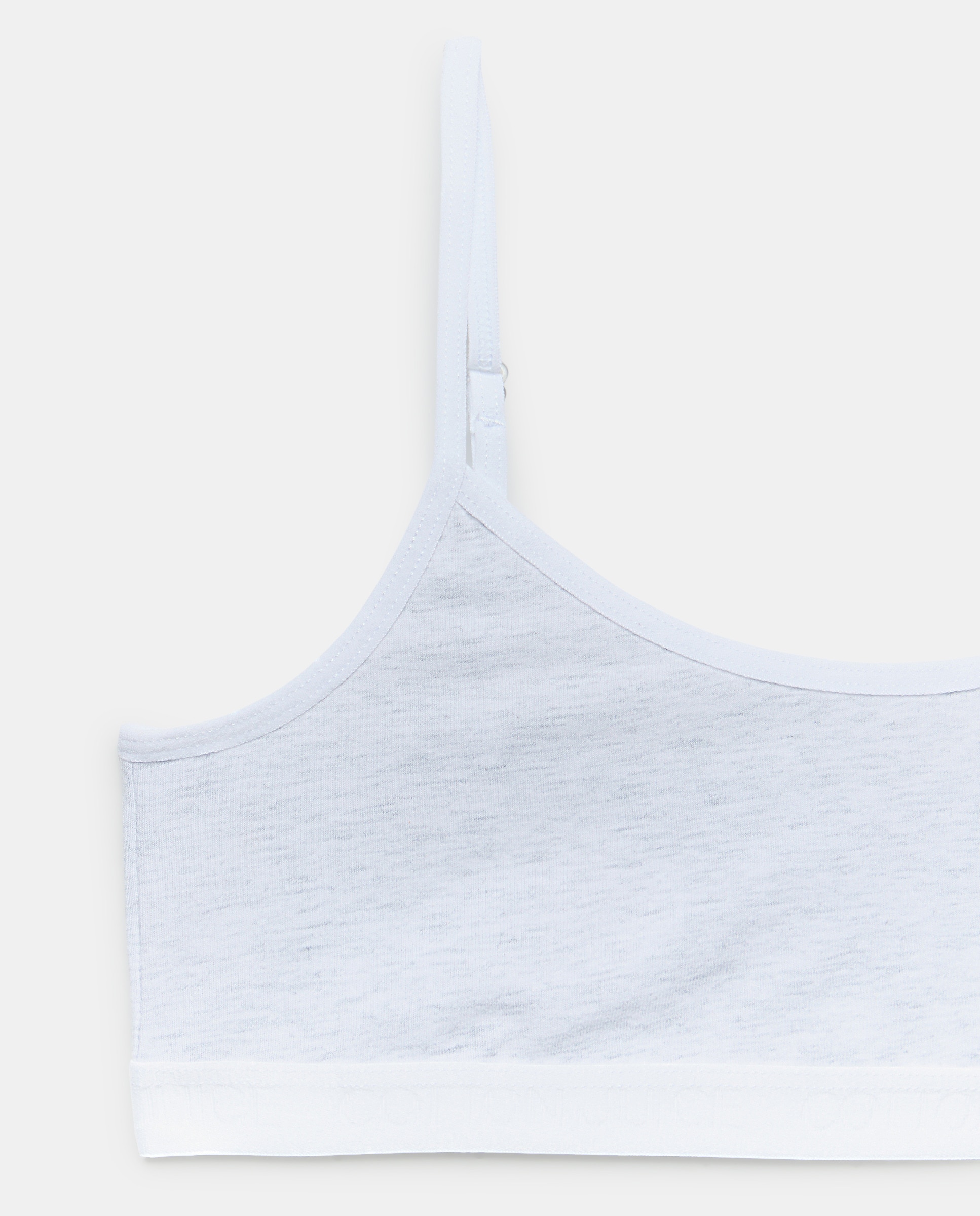 Pack de Dois Tops Lisos Cotton Juice Cinzento-claro-3