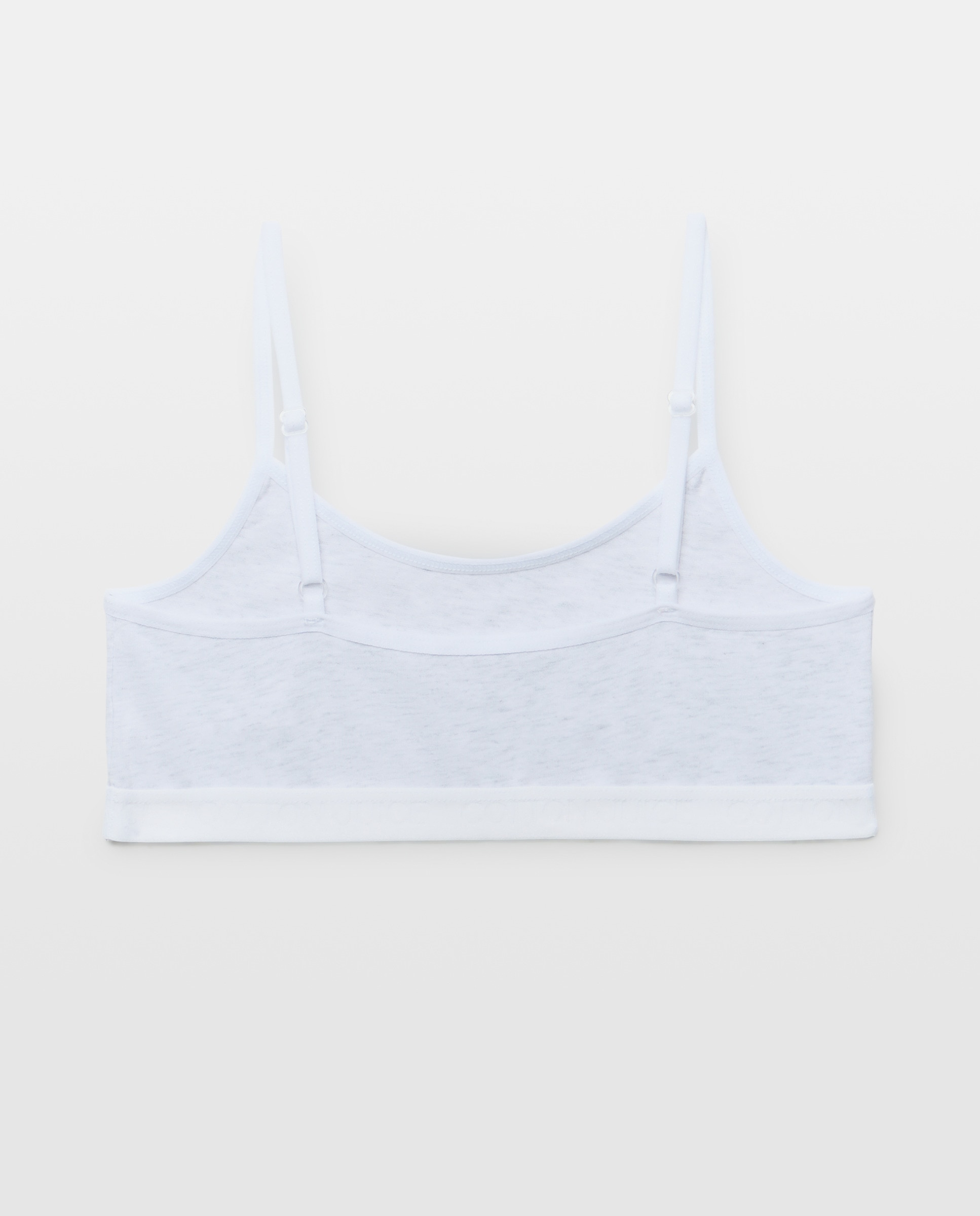 Pack de Dois Tops Lisos Cotton Juice Cinzento-claro-2