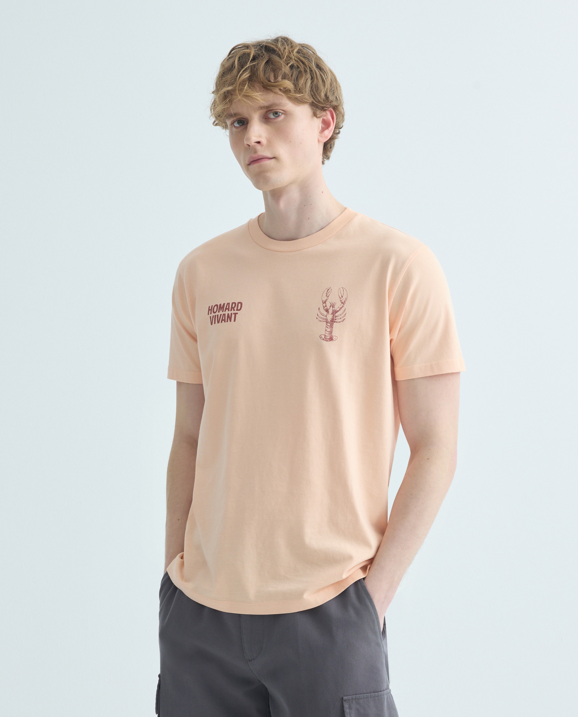 Imagen 0 de Camiseta de hombre manga corta HOMARD VIVANT