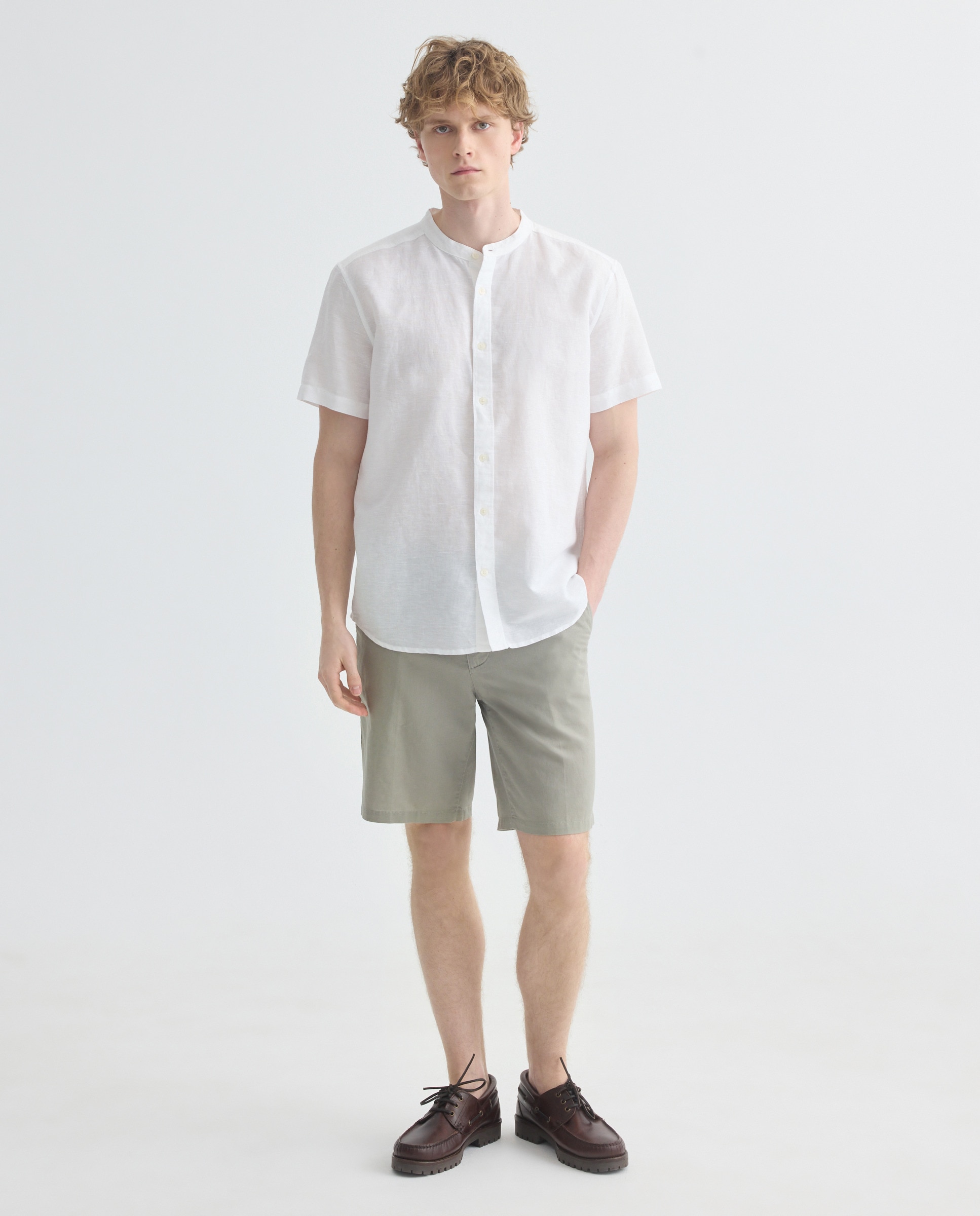 Imagen 0 de Bermuda hombre chino con lino