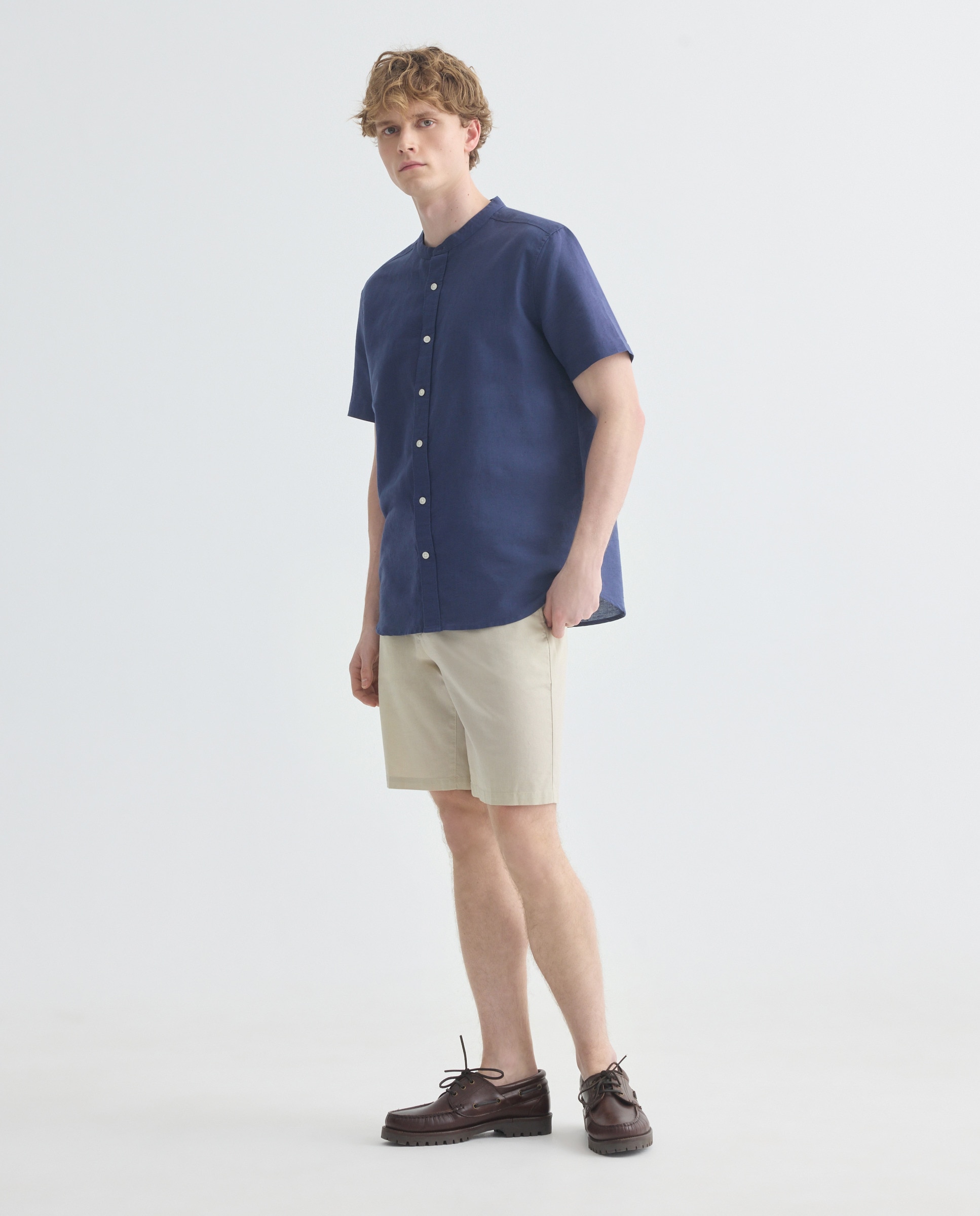 Imagen 0 de Bermuda hombre chino con lino