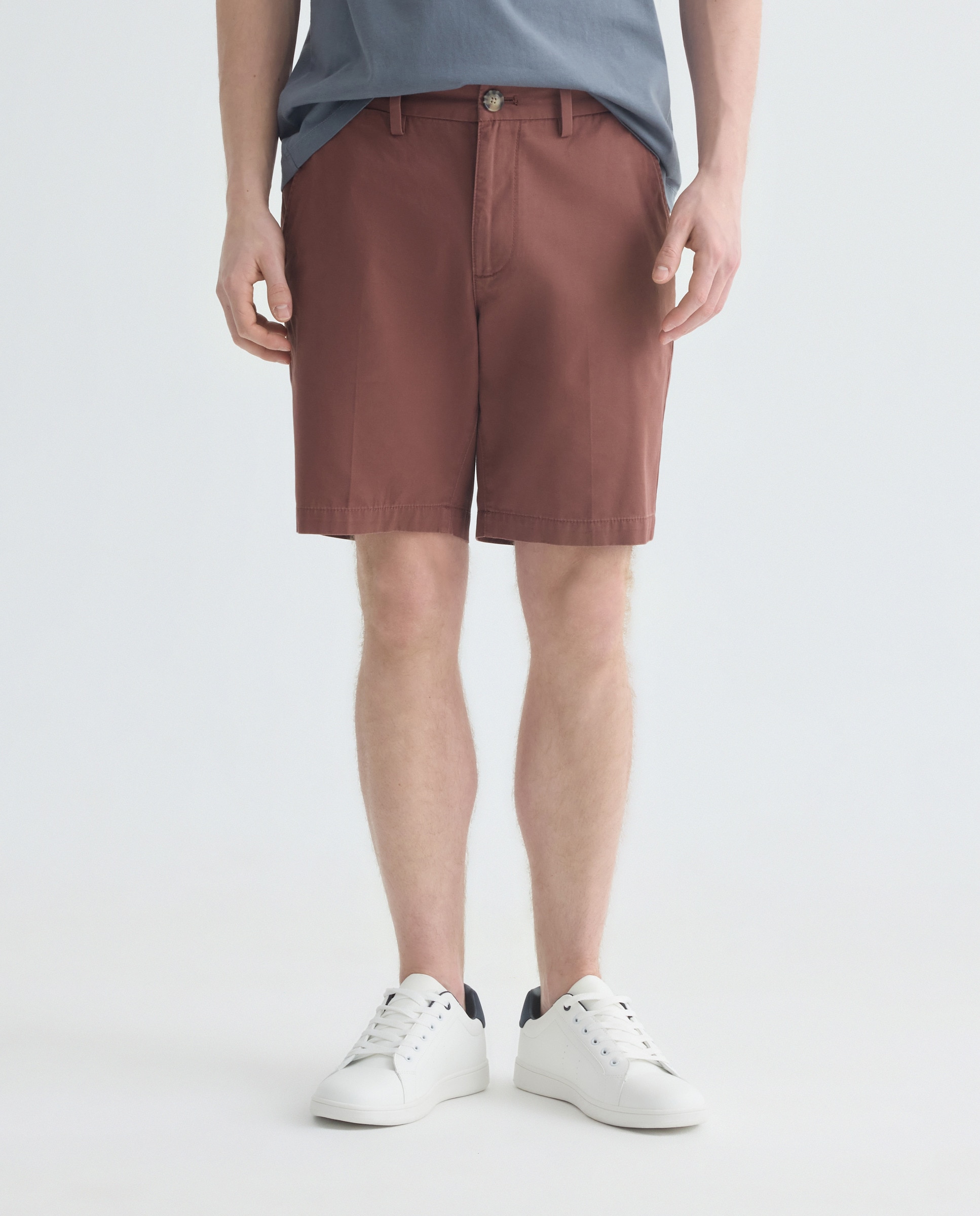 Bermuda hombre chino con goma 770 Terracota-2