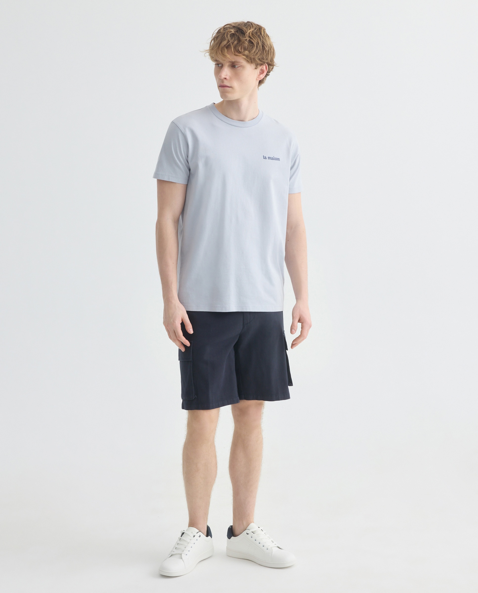 Imagen 0 de Bermuda hombre cargo con lino