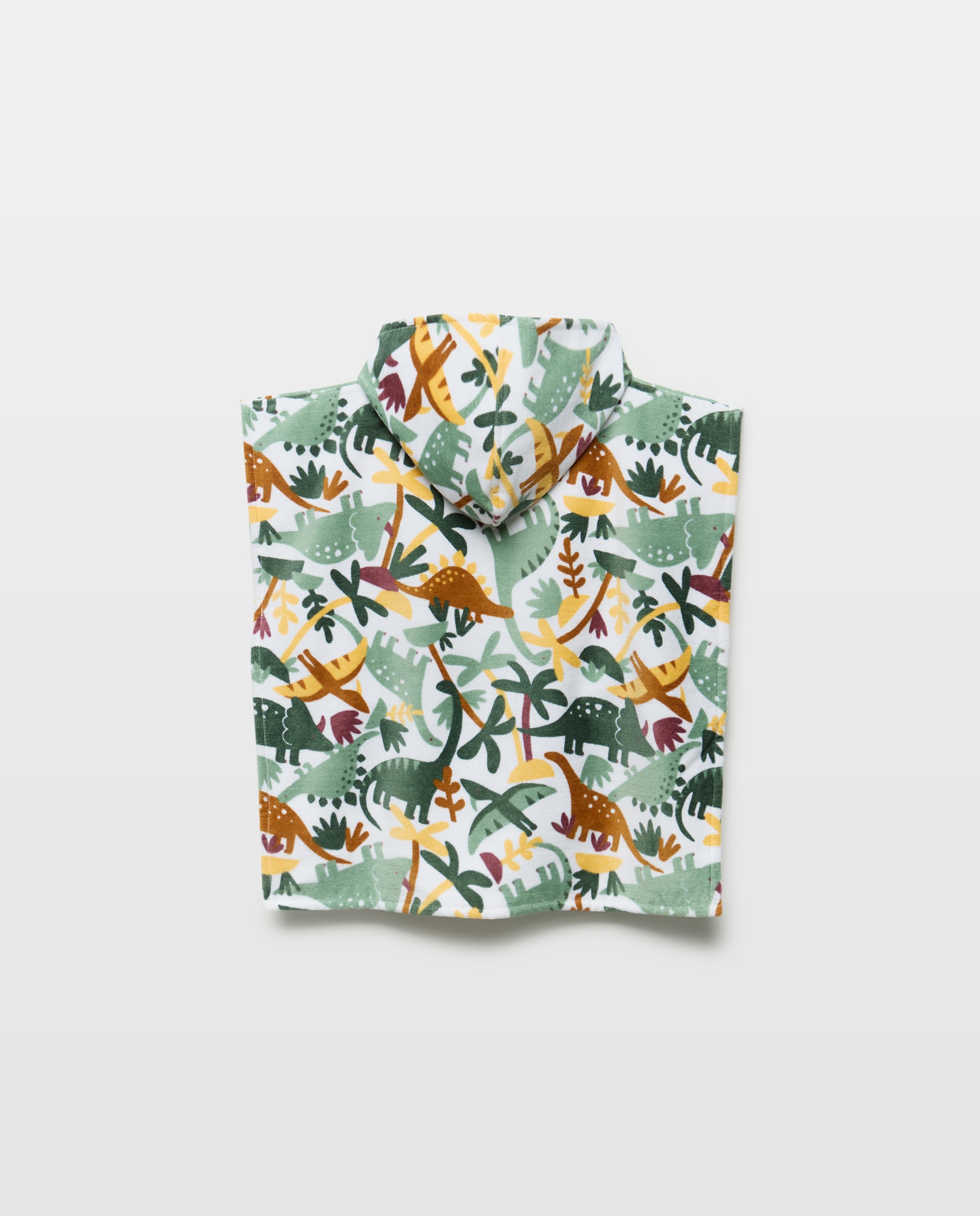 Capa de Banho Estampada de Bebé Verde-2