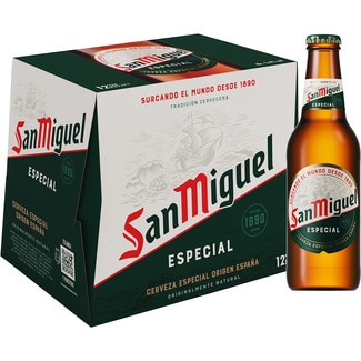 cerveza rubia especial pack 12 botellas 25 cl - San Miguel