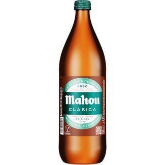 cerveza rubia original botella 1 l - Mahou Clasica