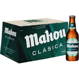 cerveza rubia original pack 24 botellas 25 cl - Mahou Clasica