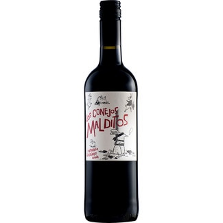 vino tinto ecológico botella 75 cl - Los Conejos Malditos