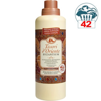 Byzantium suavizante aromático concentrado Rosa negra y Ládano botella 42 dosis - Tesori D'oriente