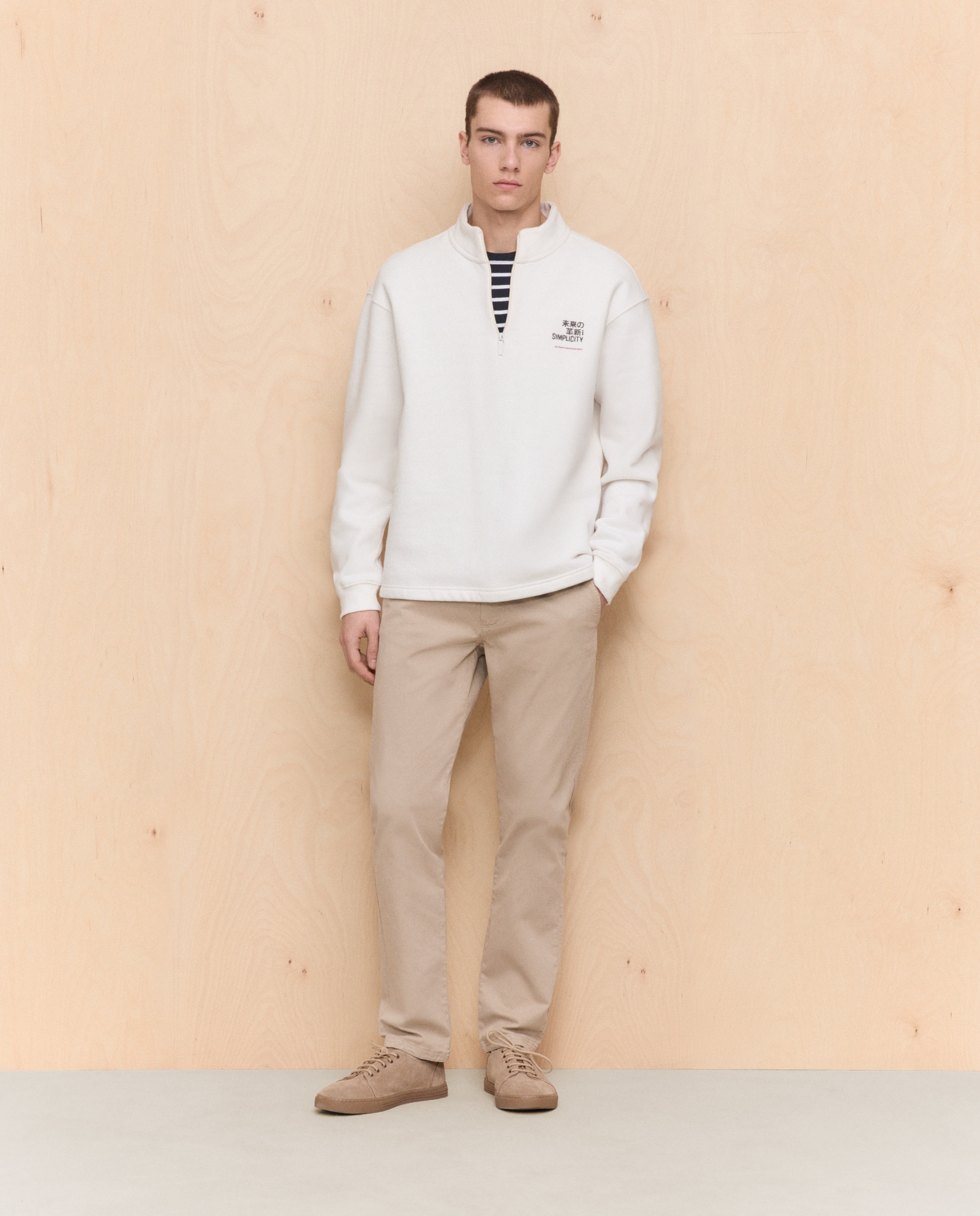 Imagem 0 de Calças Chino com Elásticos Straight Stretch