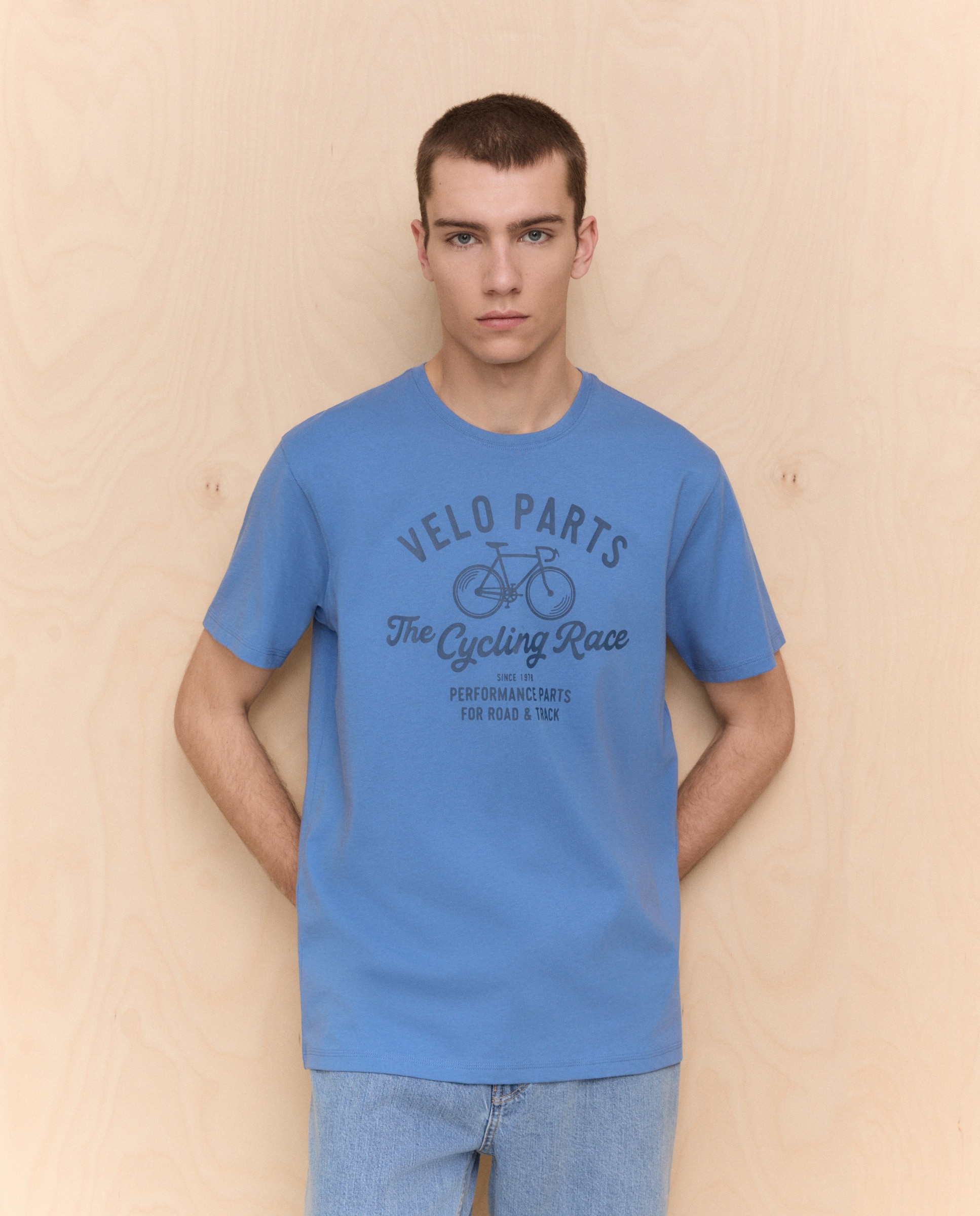 T-shirt com manga curta 440 Azulão-4