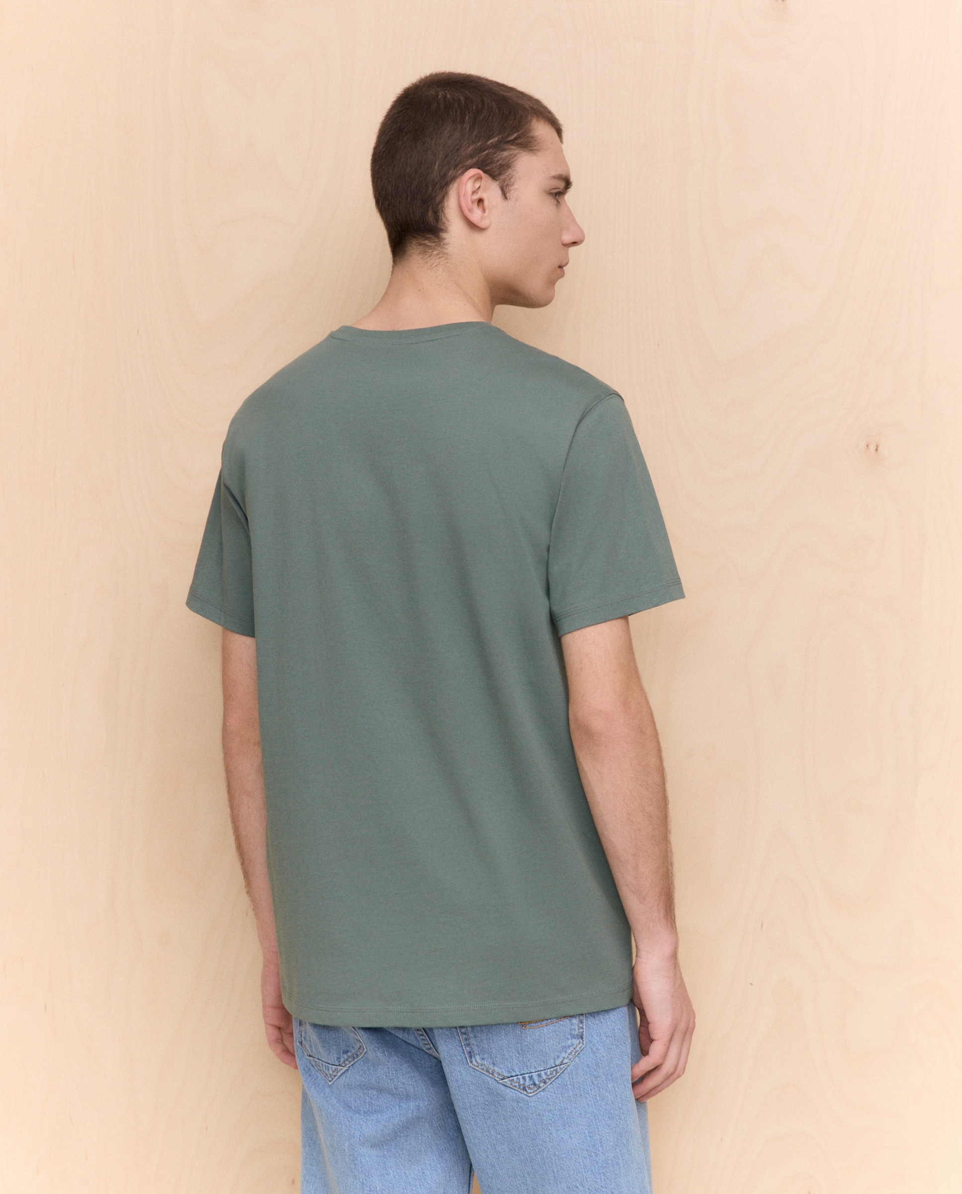 T-shirt com manga curta 520 Caqui-3