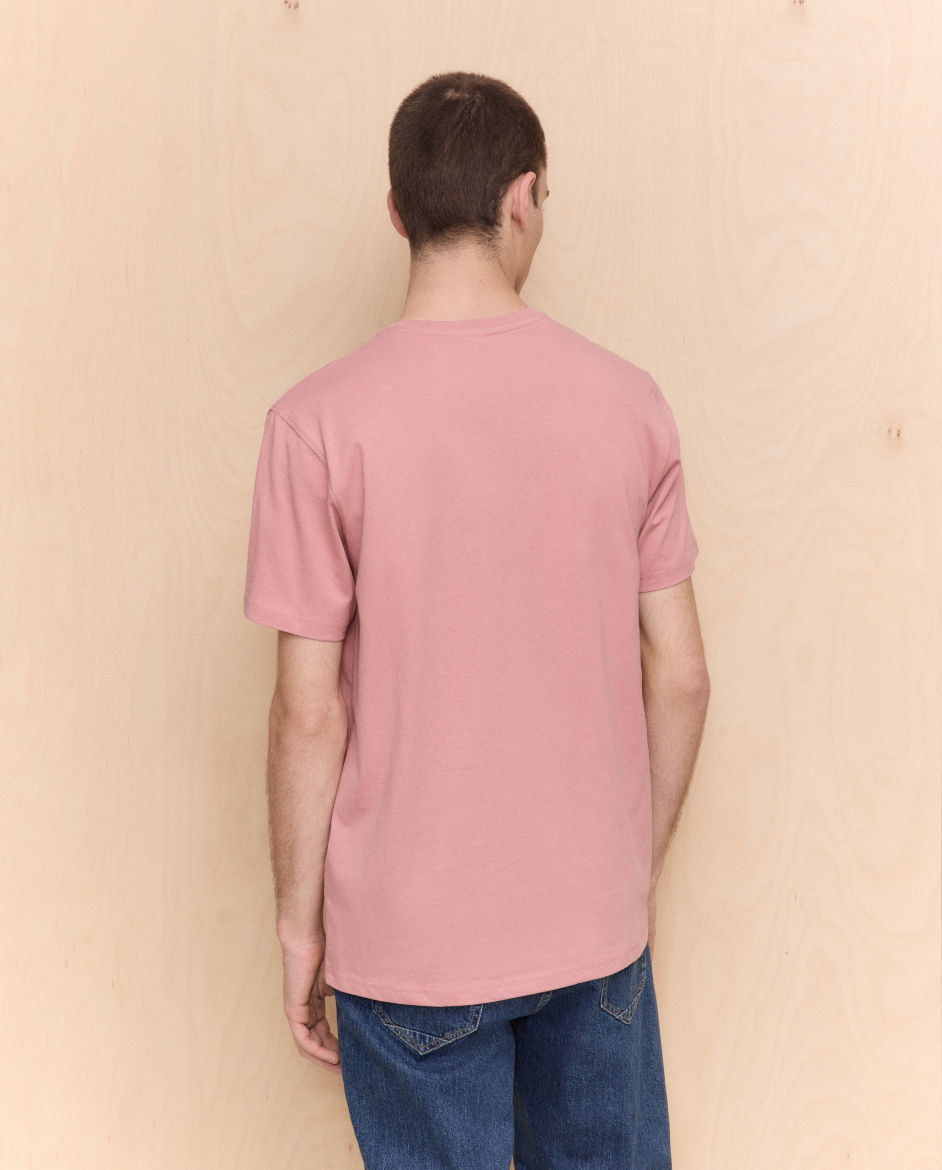 T-shirt com manga curta 200 Rosa-3