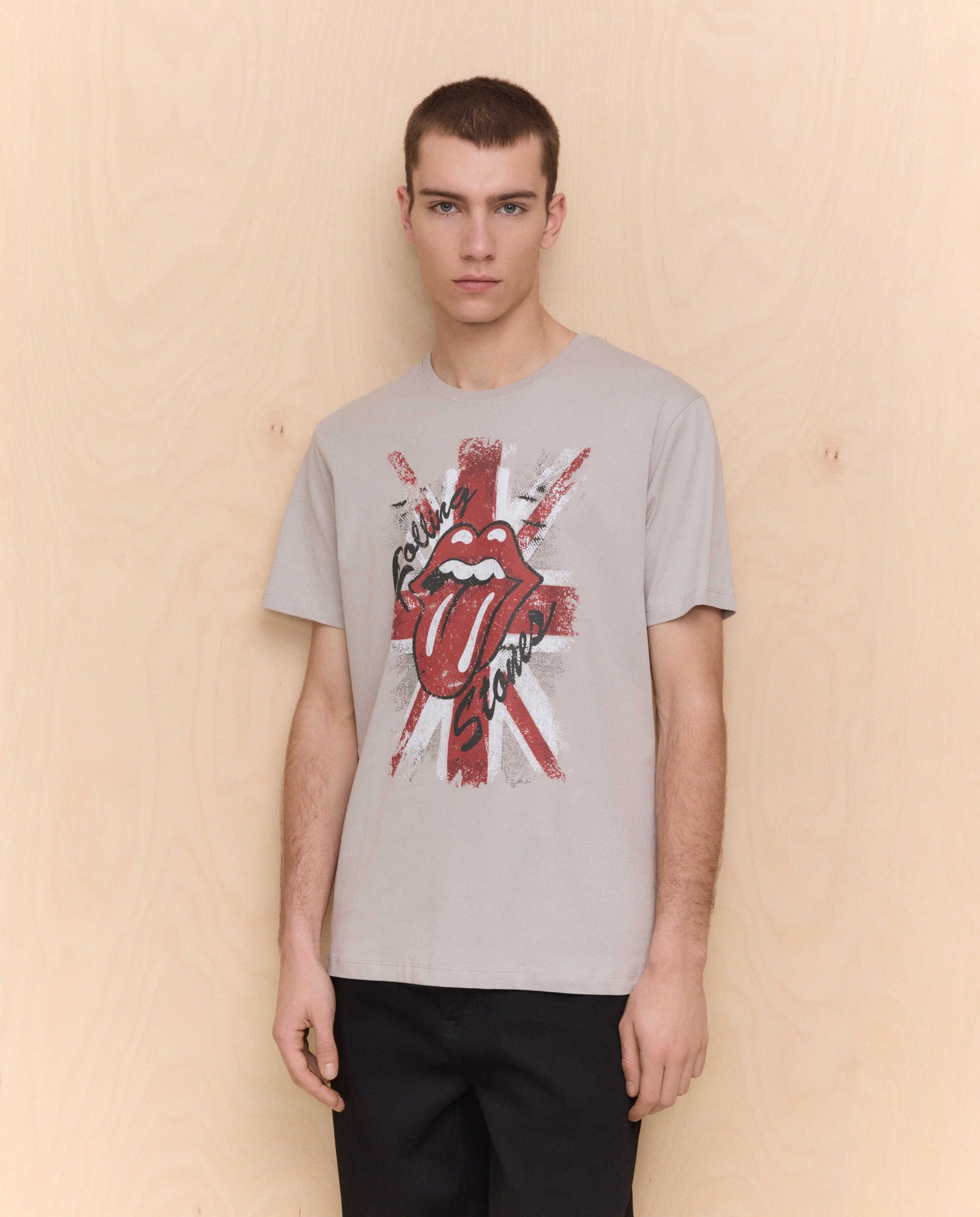 T-shirt de Manga Curta Rolling Stones 850 Pedra-1