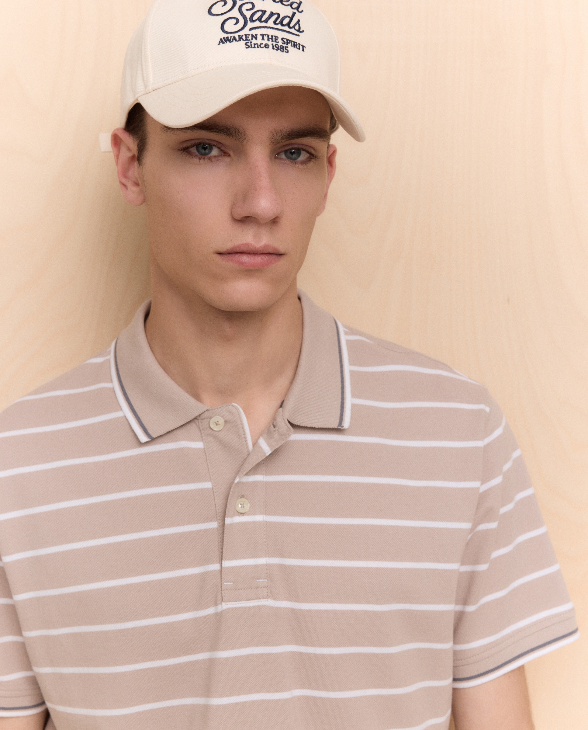 Polo com Manga Curta Pedra-4