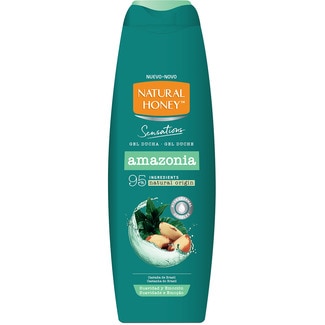 gel de baño Sensations Amazonia castaña de Brasil suavidad y emoción botella 650 ml - Natural Honey
