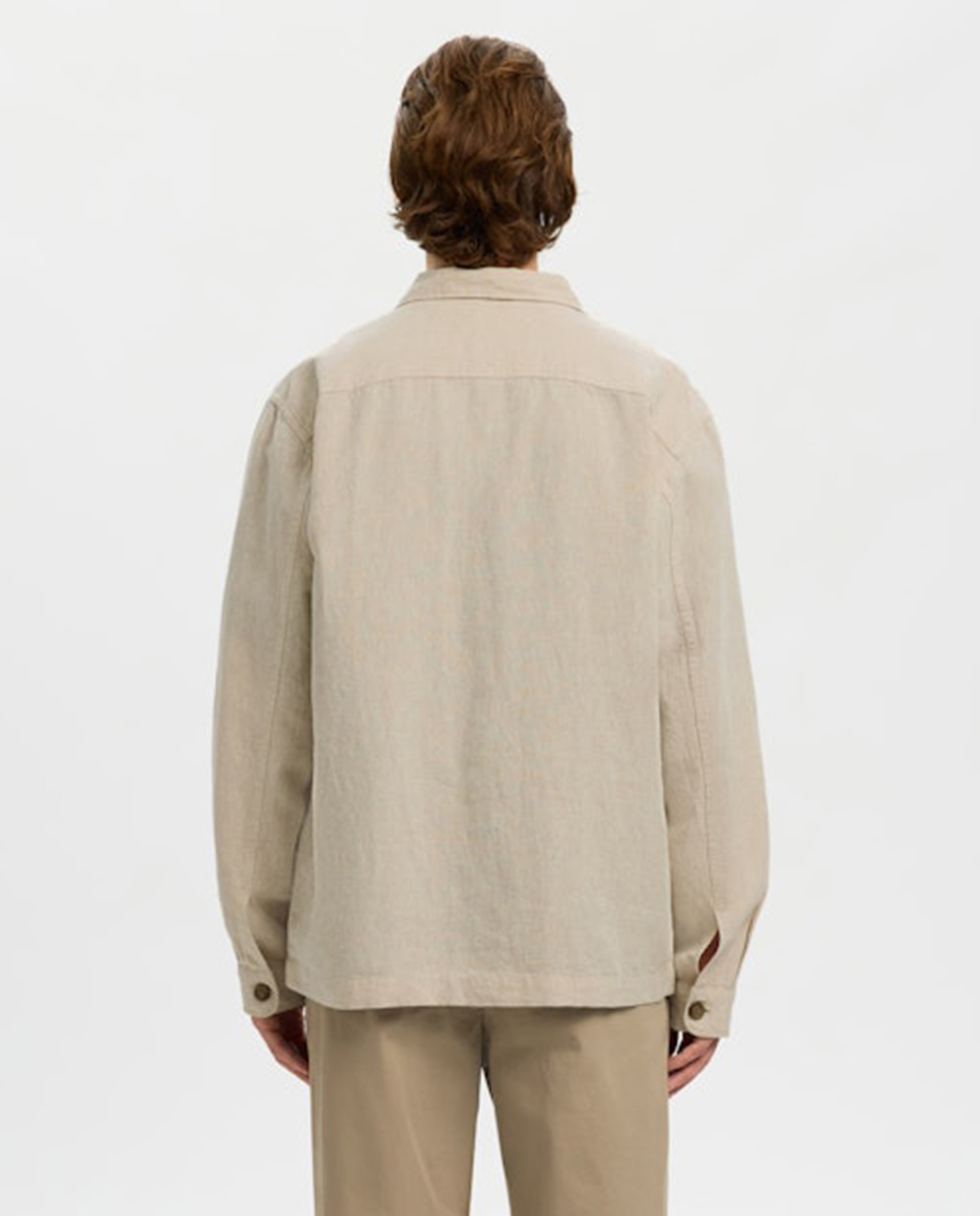 Sobrecamisa Relaxed Fit Bege-2