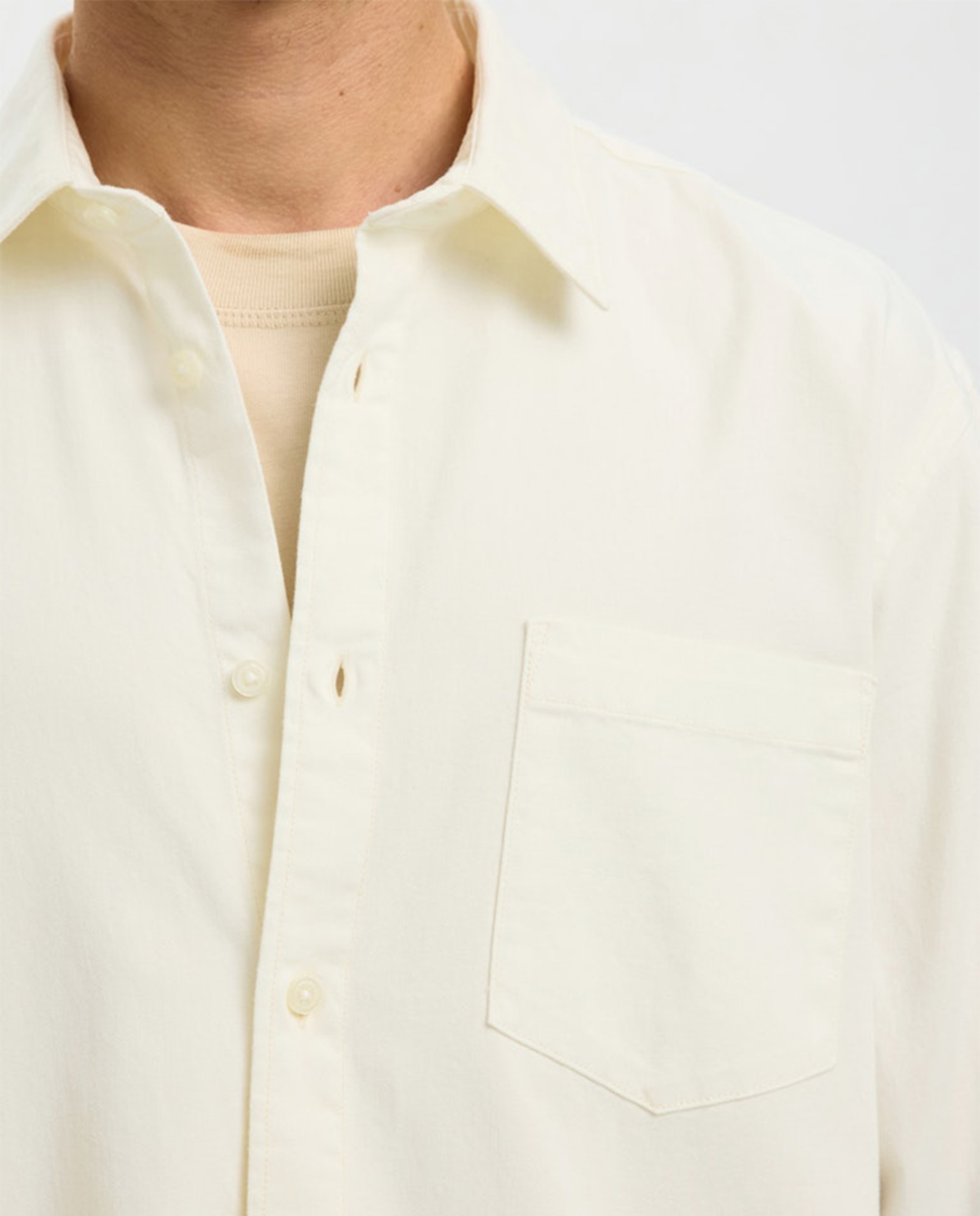 Camisa de Ganga Branco-3