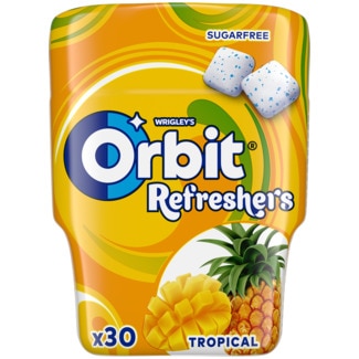 Pastilha Elástica Refresh Tropical embalagem 67 g - Orbit