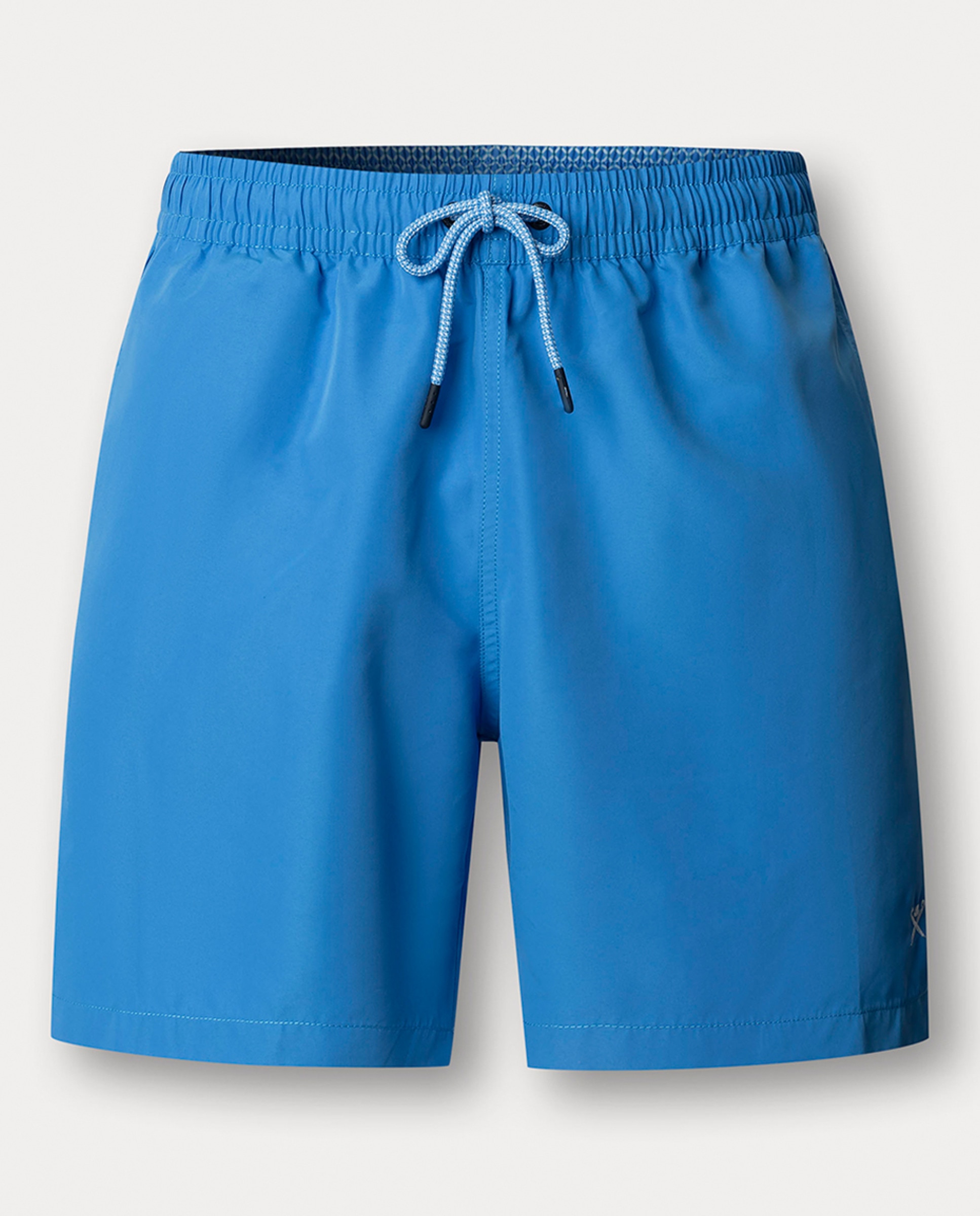 Imagem 0 de Calções de Banho Lisos com Logótipo Bordado