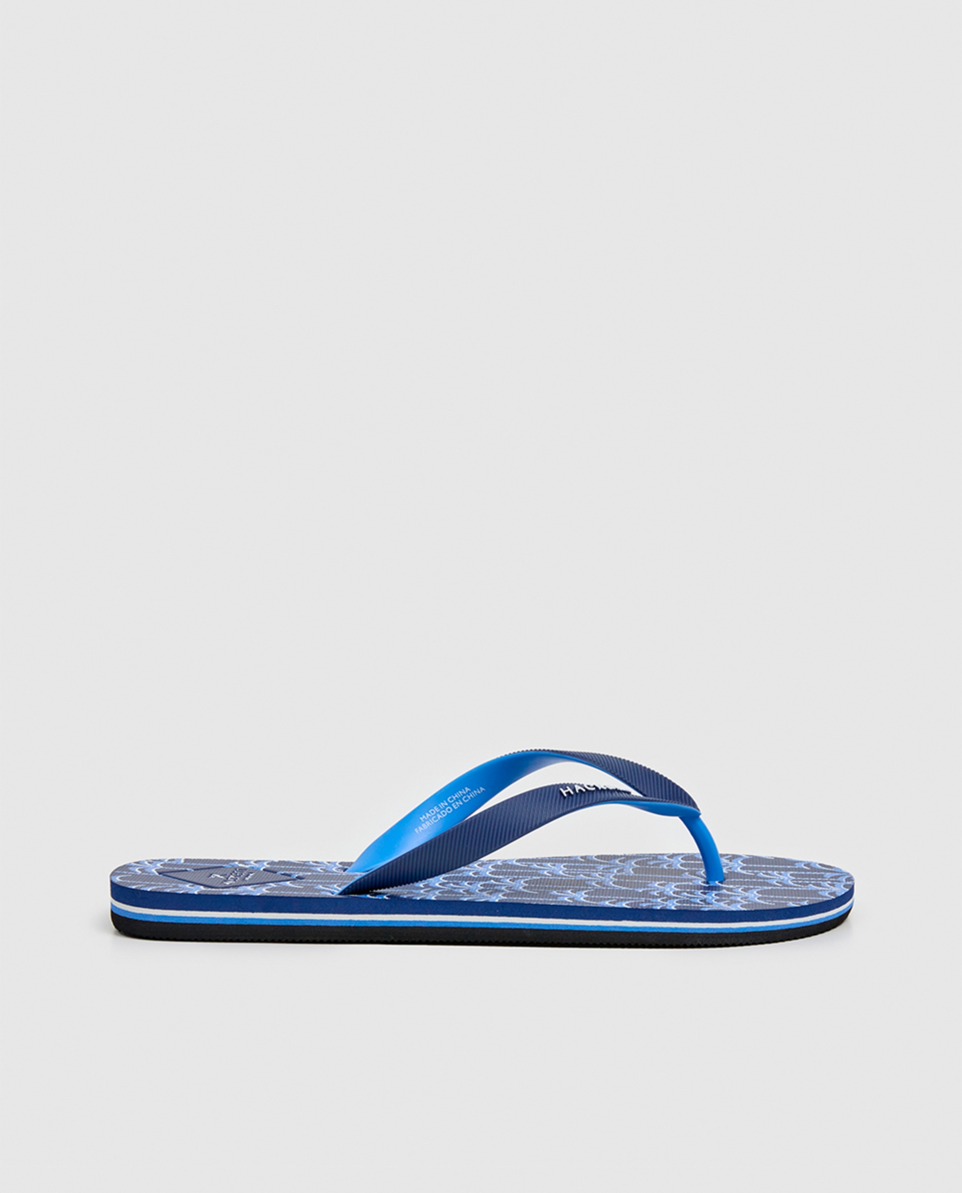 Imagem 0 de Chinelos com Estampado de Palmeiras, Logótipo na Tira e Detalhe Numérico na Palmilha