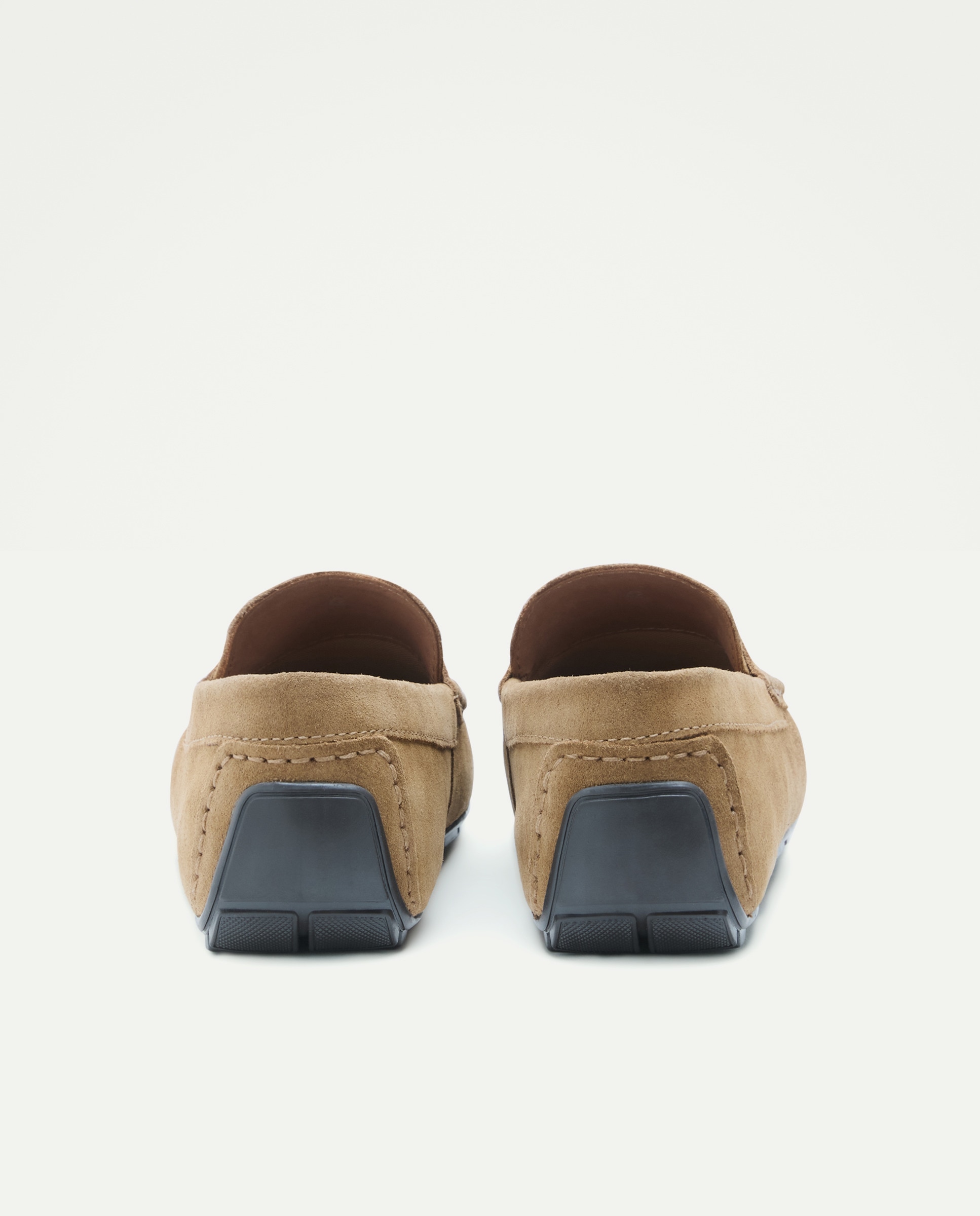 Mocasín antifaz de hombre de serraje con piso de goma 730 Camel-3