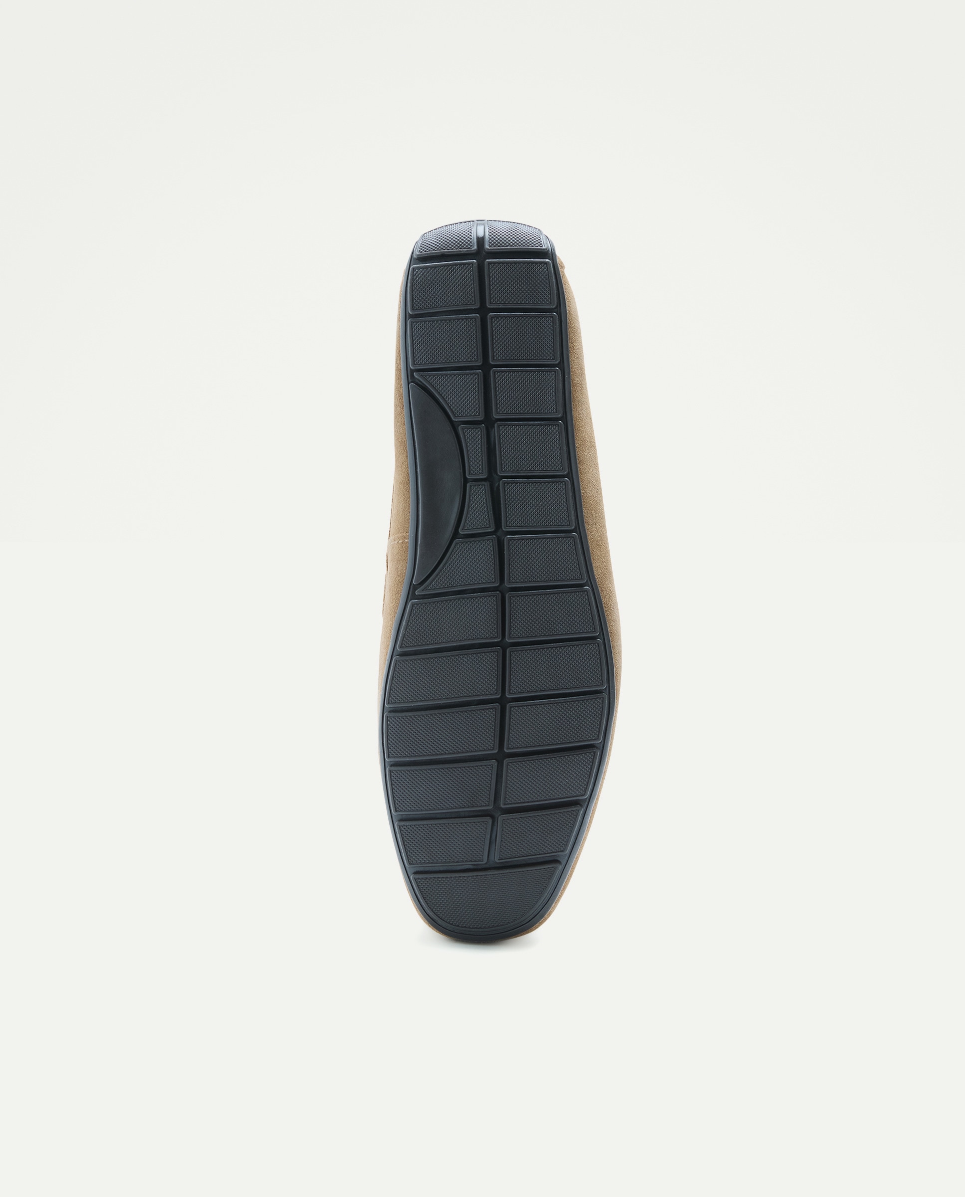 Mocasín antifaz de hombre de serraje con piso de goma 730 Camel-6