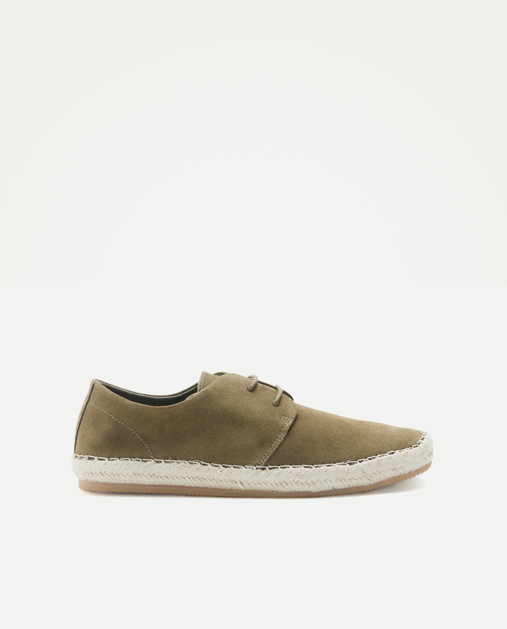 Imagen 0 de Zapato cordones de hombre de serraje con piso de goma y yute
