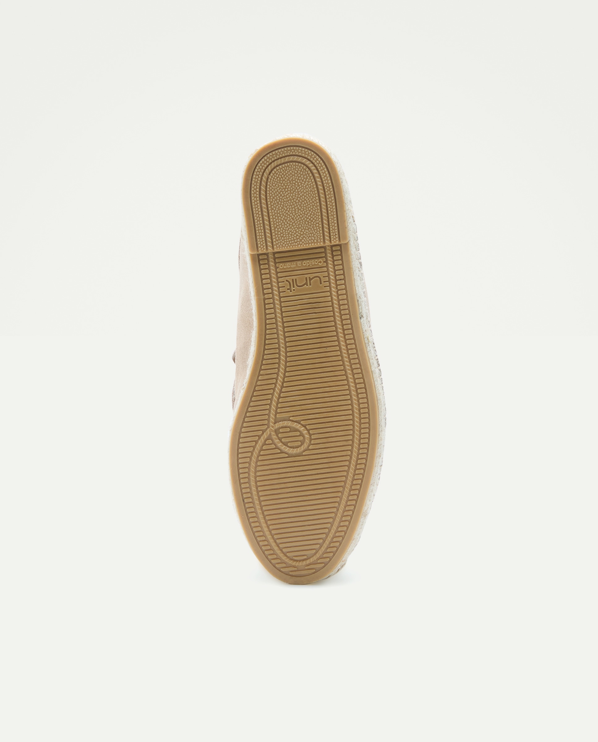Wallaby cordones de hombre de serraje con piso de yute Tostado-6