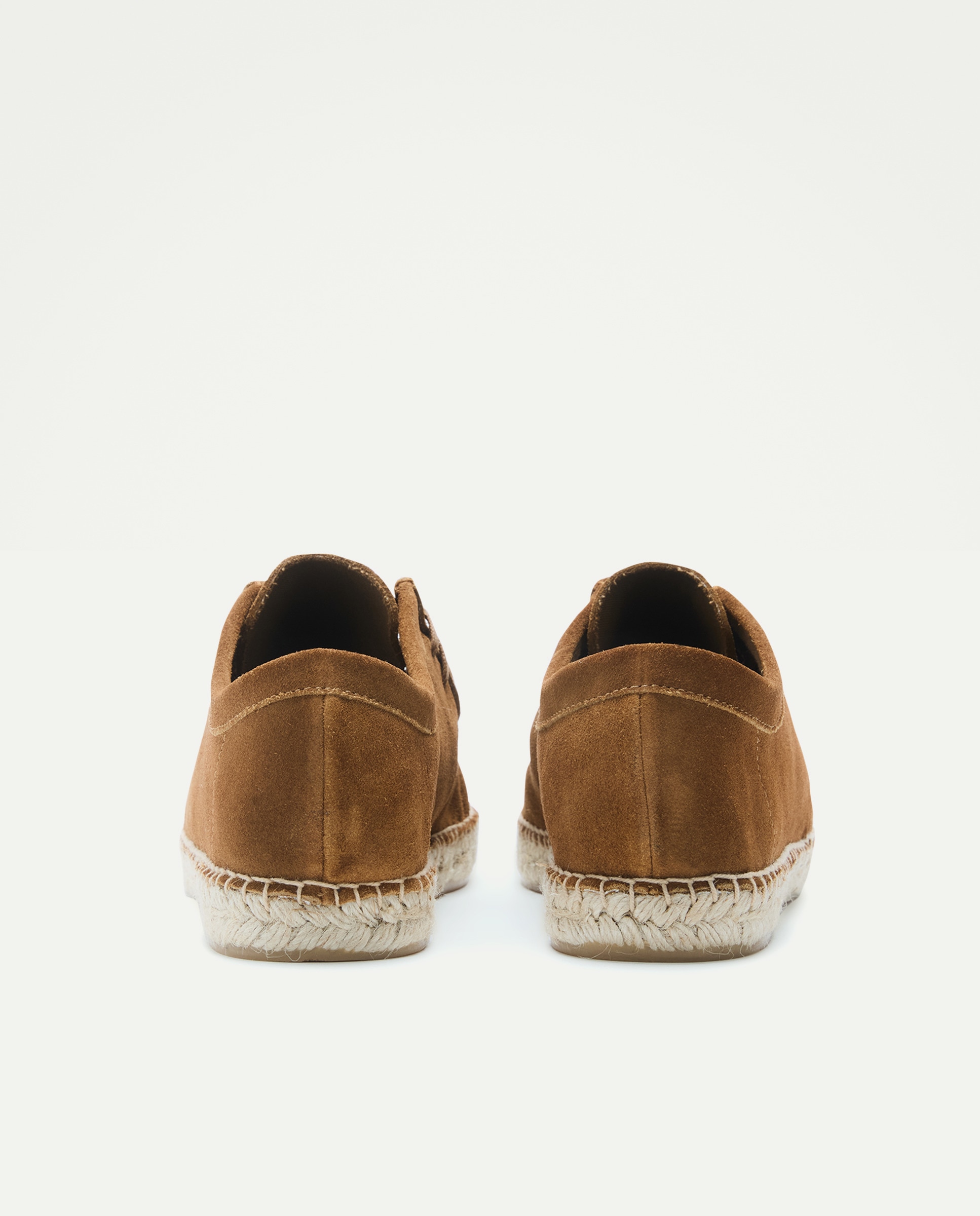 Wallaby cordones de hombre de serraje con piso de yute 730 Camel-3