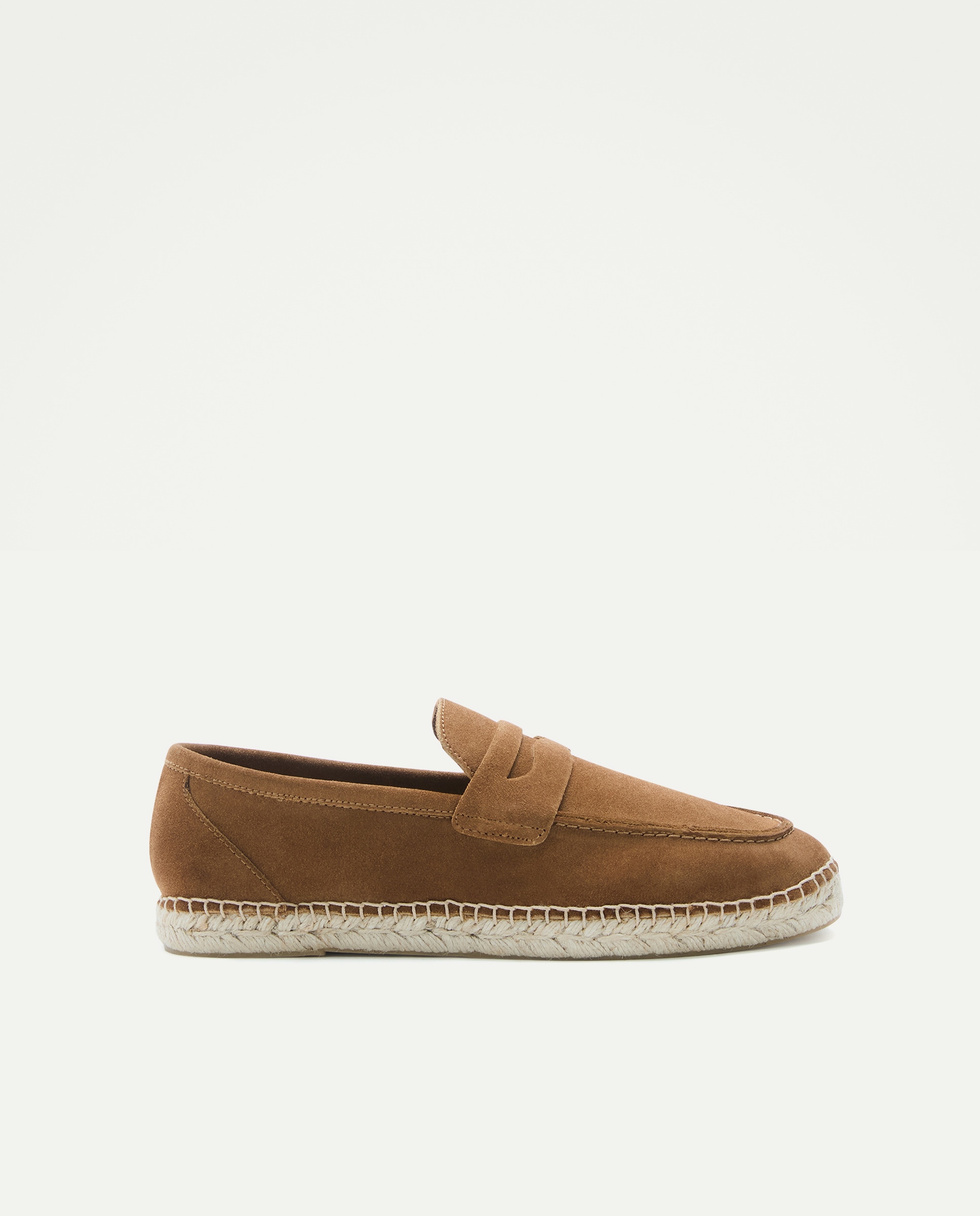 Imagen 0 de Mocasin antifaz de hombre de serraje con piso de yute