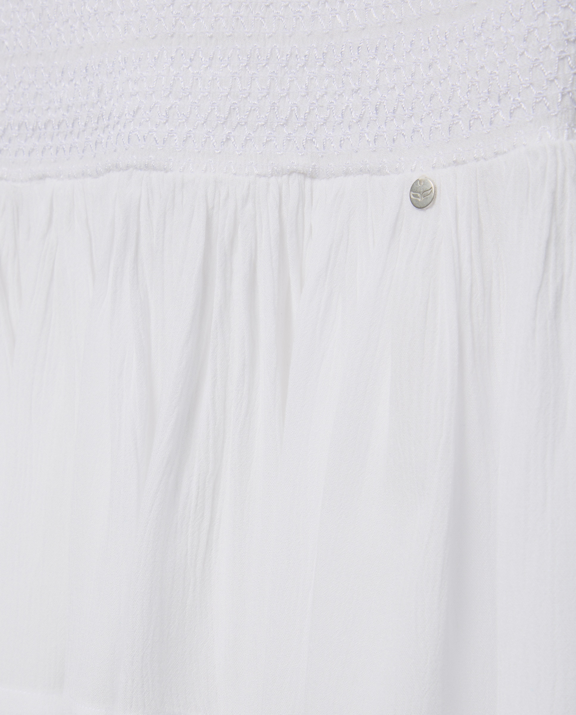 Top Halter com Elásticos Branco-5