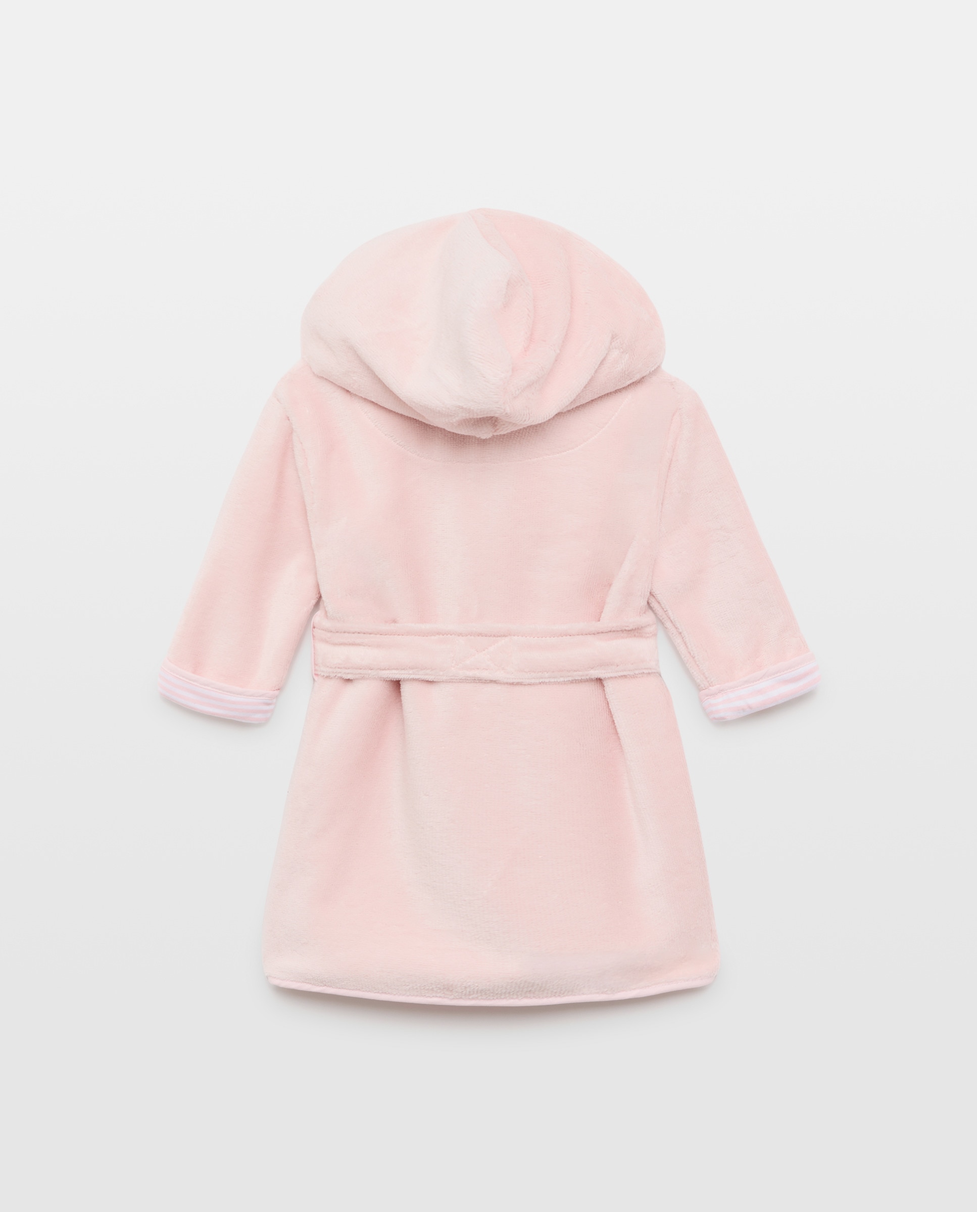 Roupão de Banho de Bebé com Capuz com Orelhas Cotton Juice 200 Rosa-2