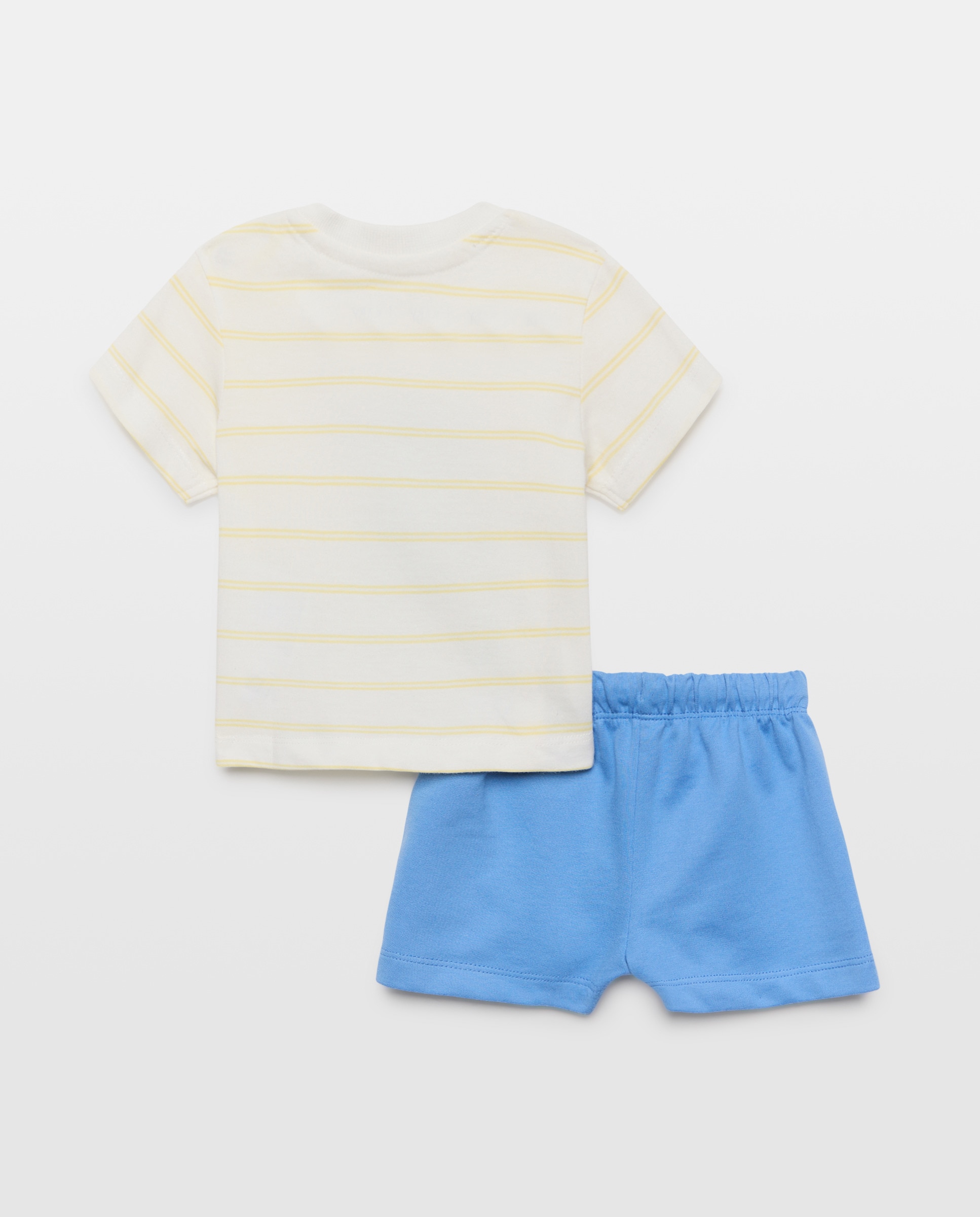 Conjunto de 2 Peças de Bebé com Manga Curta e Estampado Stitch 400 Azul-2