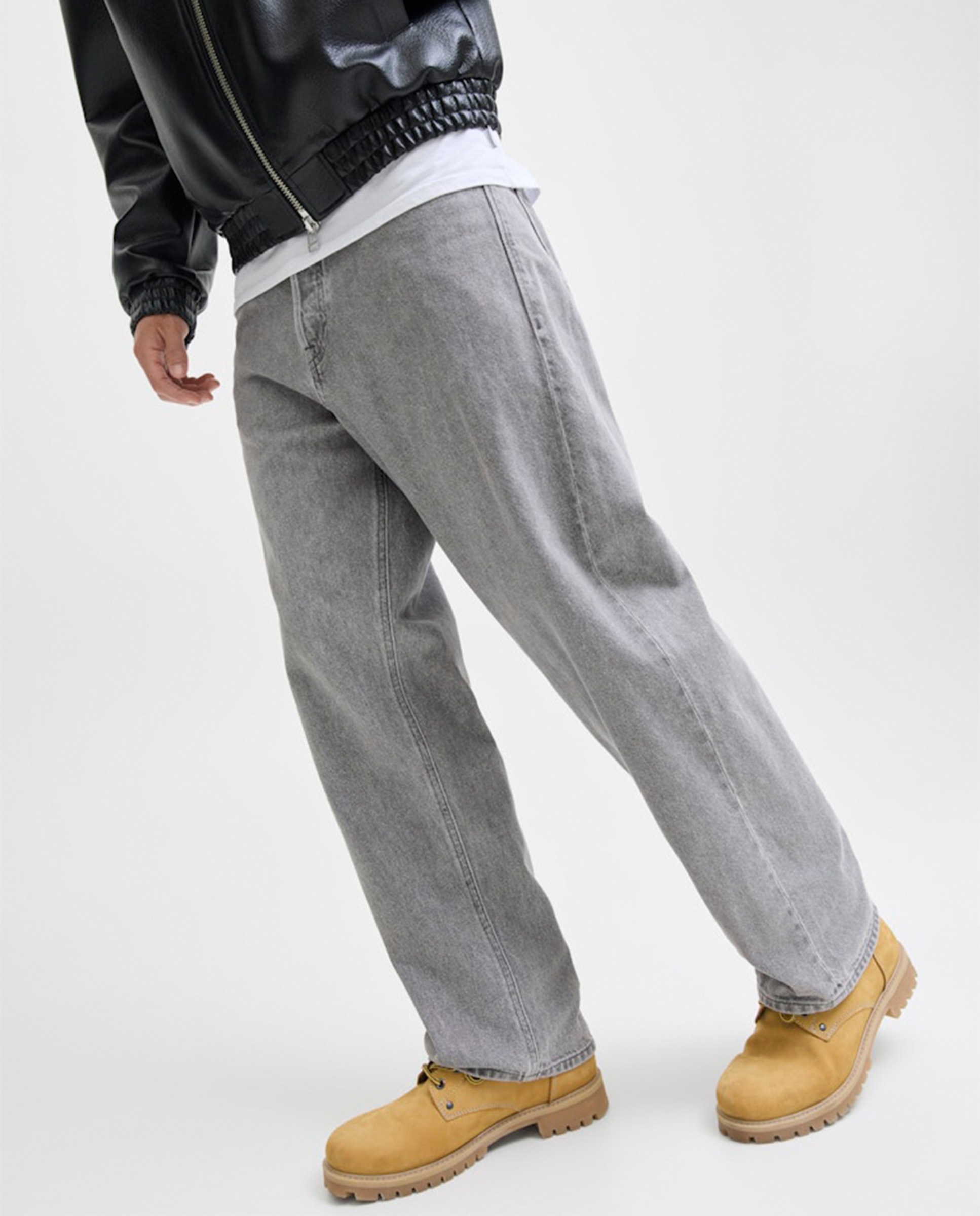 Imagen 6 de Vaquero de corte baggy para hombre - Jack & Jones - Gris Gris