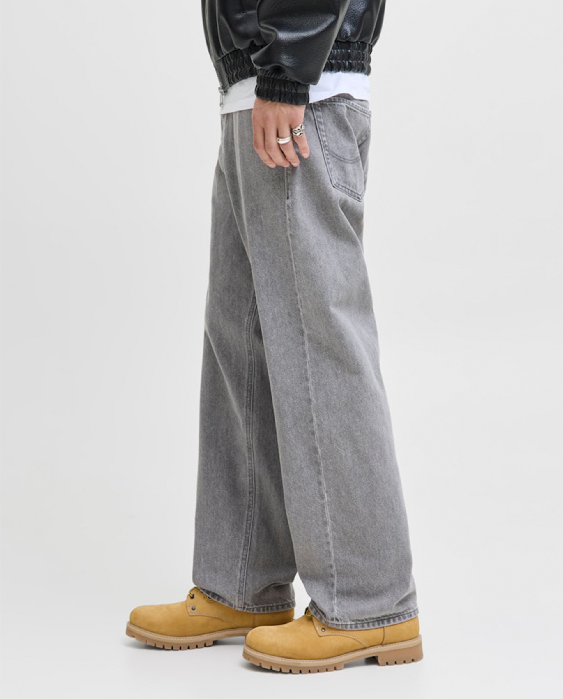 Imagen 4 de Vaquero de corte baggy para hombre - Jack & Jones - Gris Gris